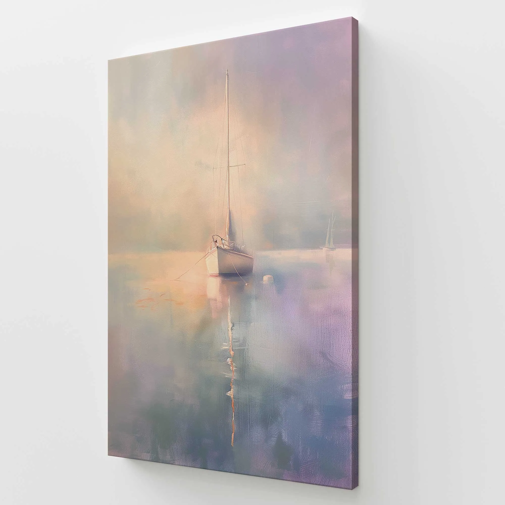 Ocean's Sentinel v1 Large Canvas Print