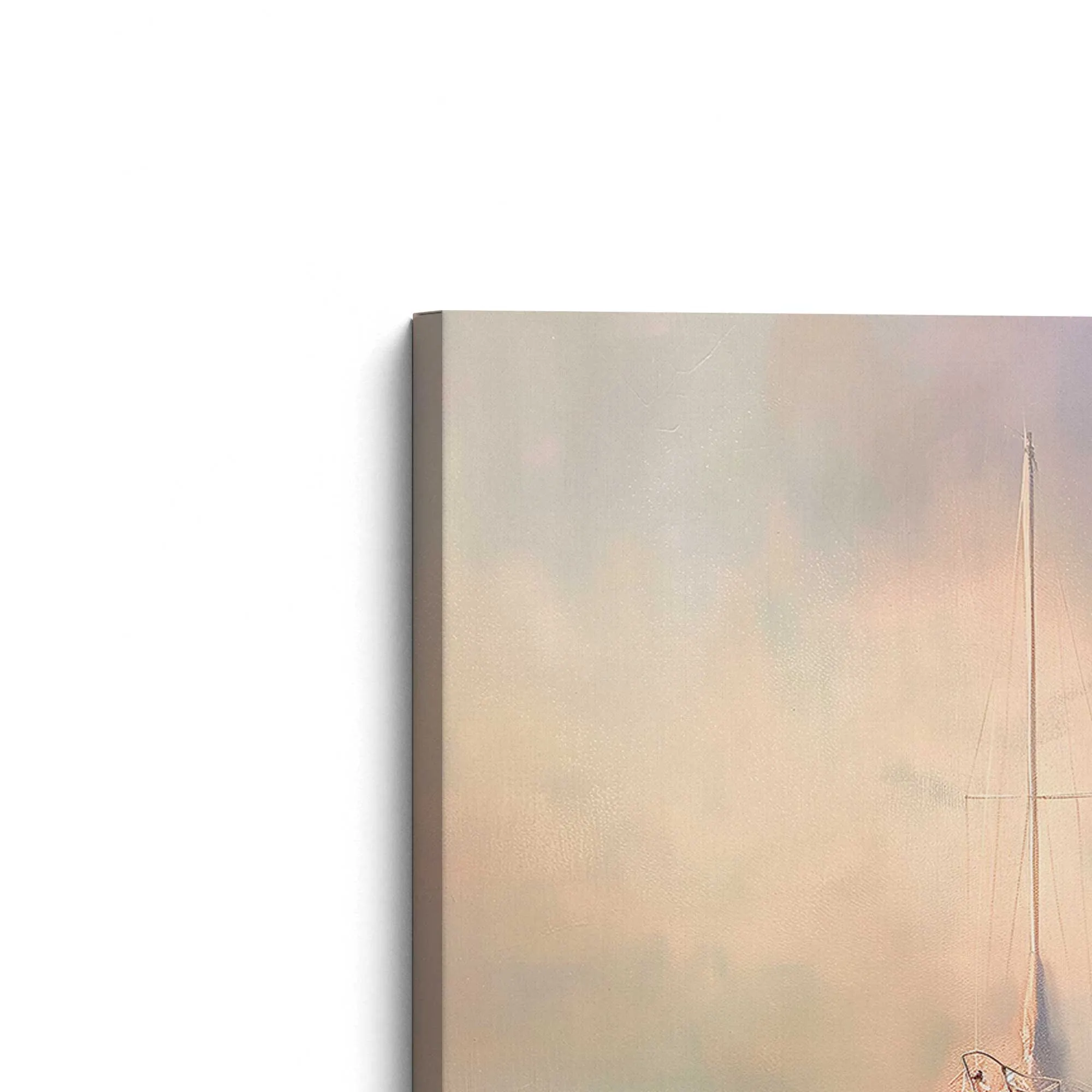 Ocean's Sentinel v1 Large Canvas Print