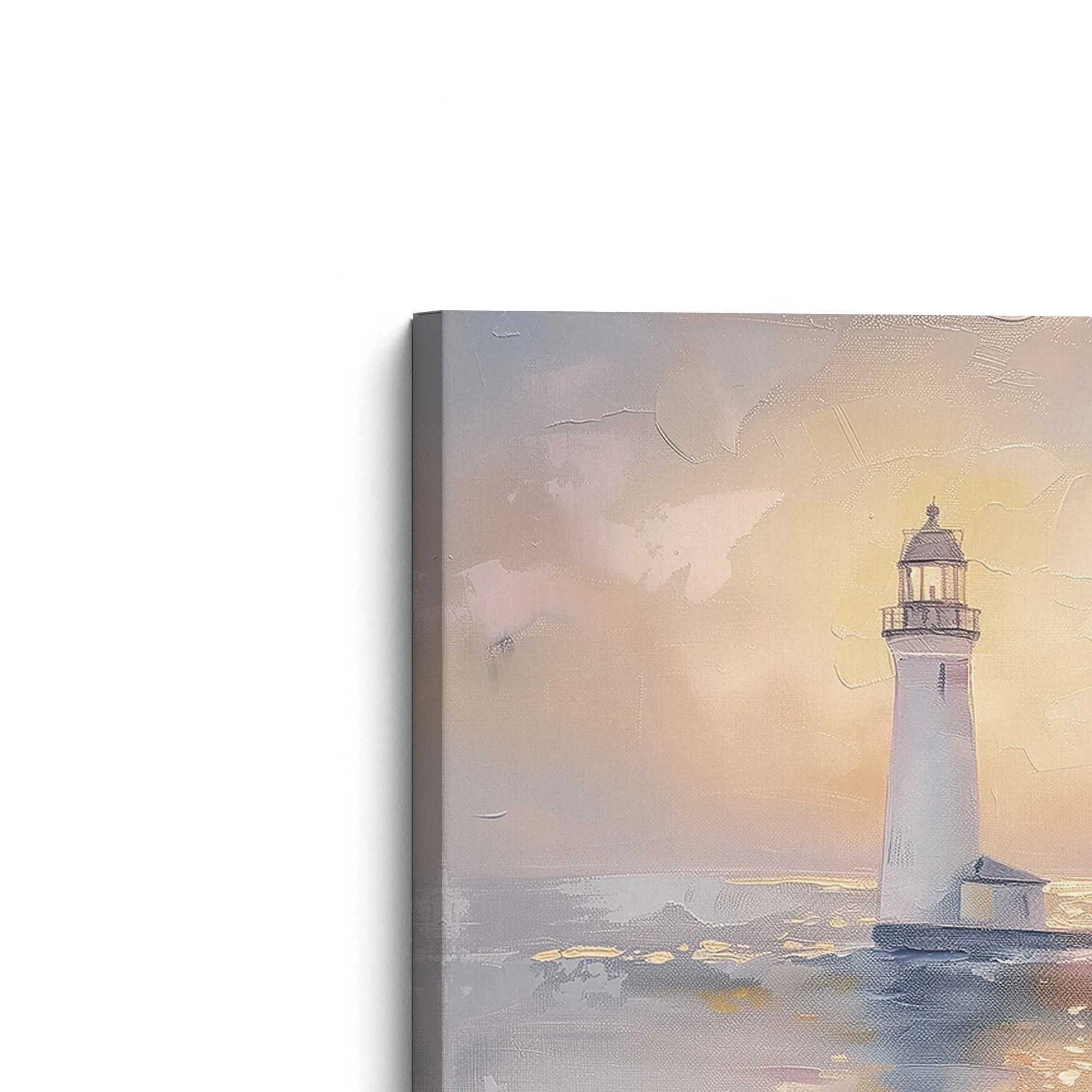 Ocean's Sentinel v2 Large Canvas Print