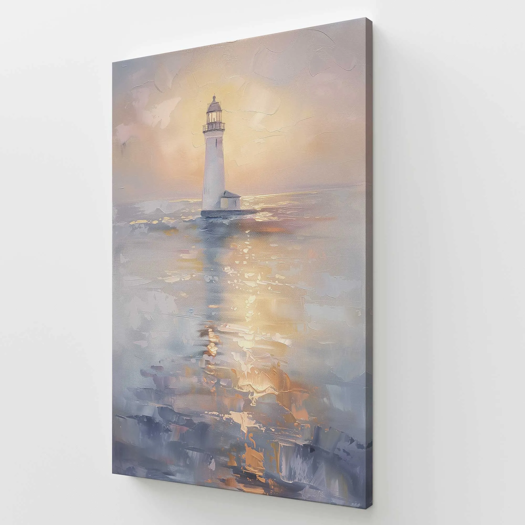 Ocean's Sentinel v2 Large Canvas Print