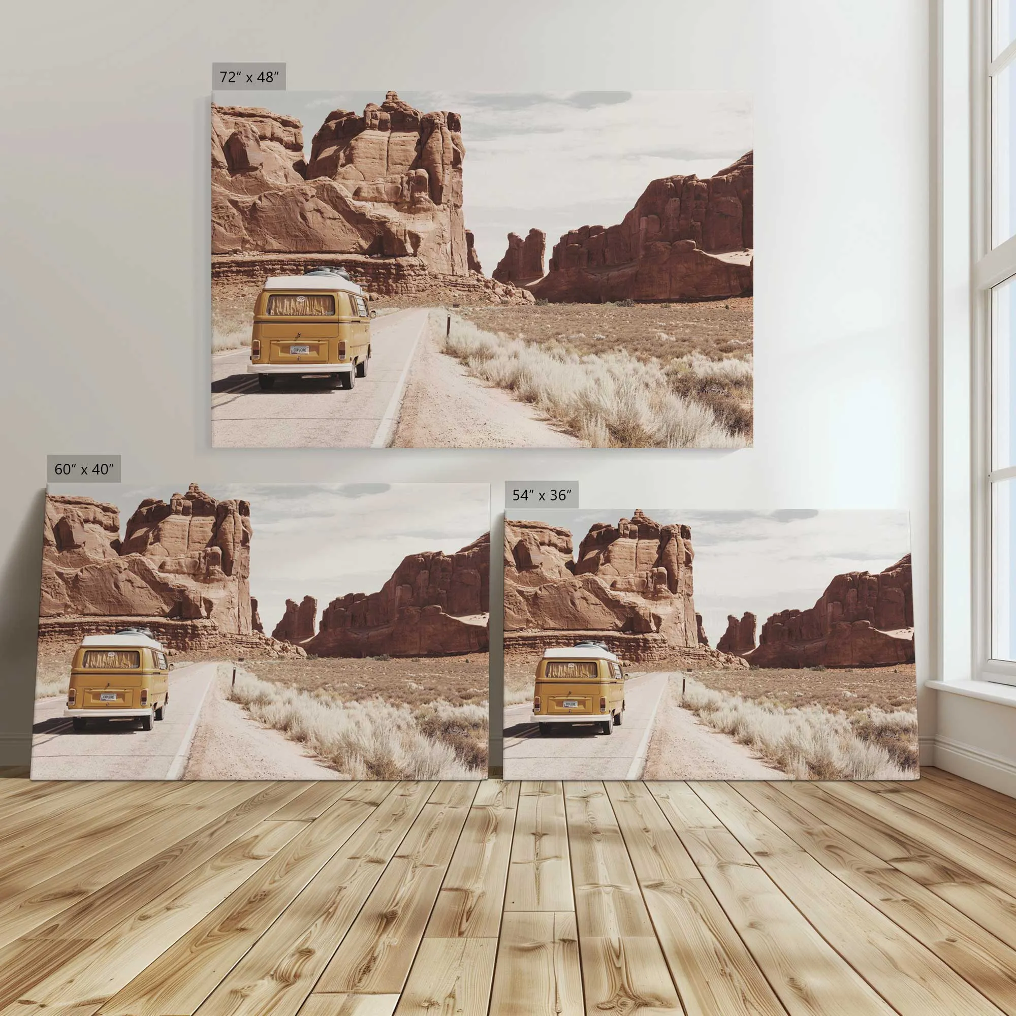 Off the Beaten Path Large Canvas Print