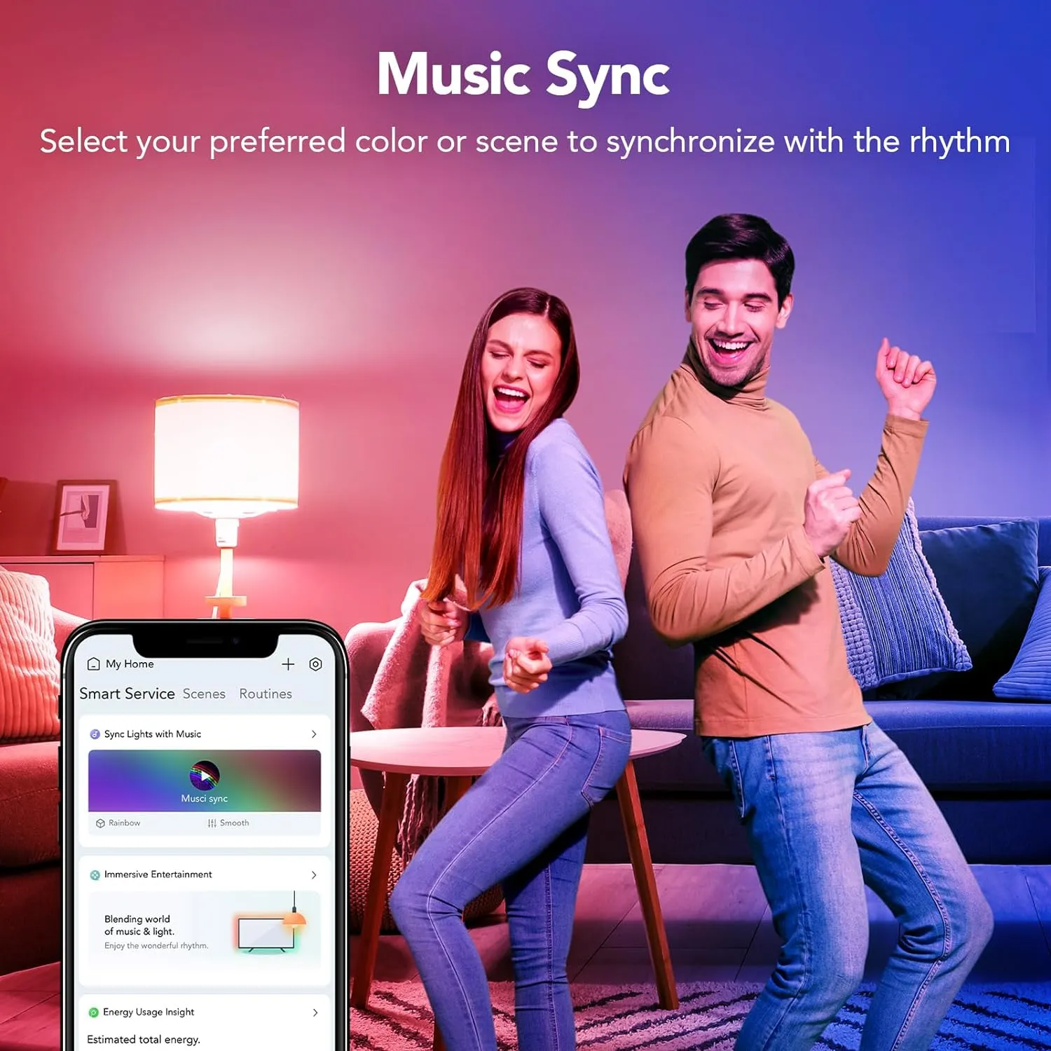 OREiN Matter Smart Light Bulb, Smart Light Bulbs with Remote Control Work with Apple Home, Alexa, Google Home, SmartThings, Color Changing Light Bulbs 2.4Ghz WiFi, 800 Lumens Equivalent 60W 6Pack