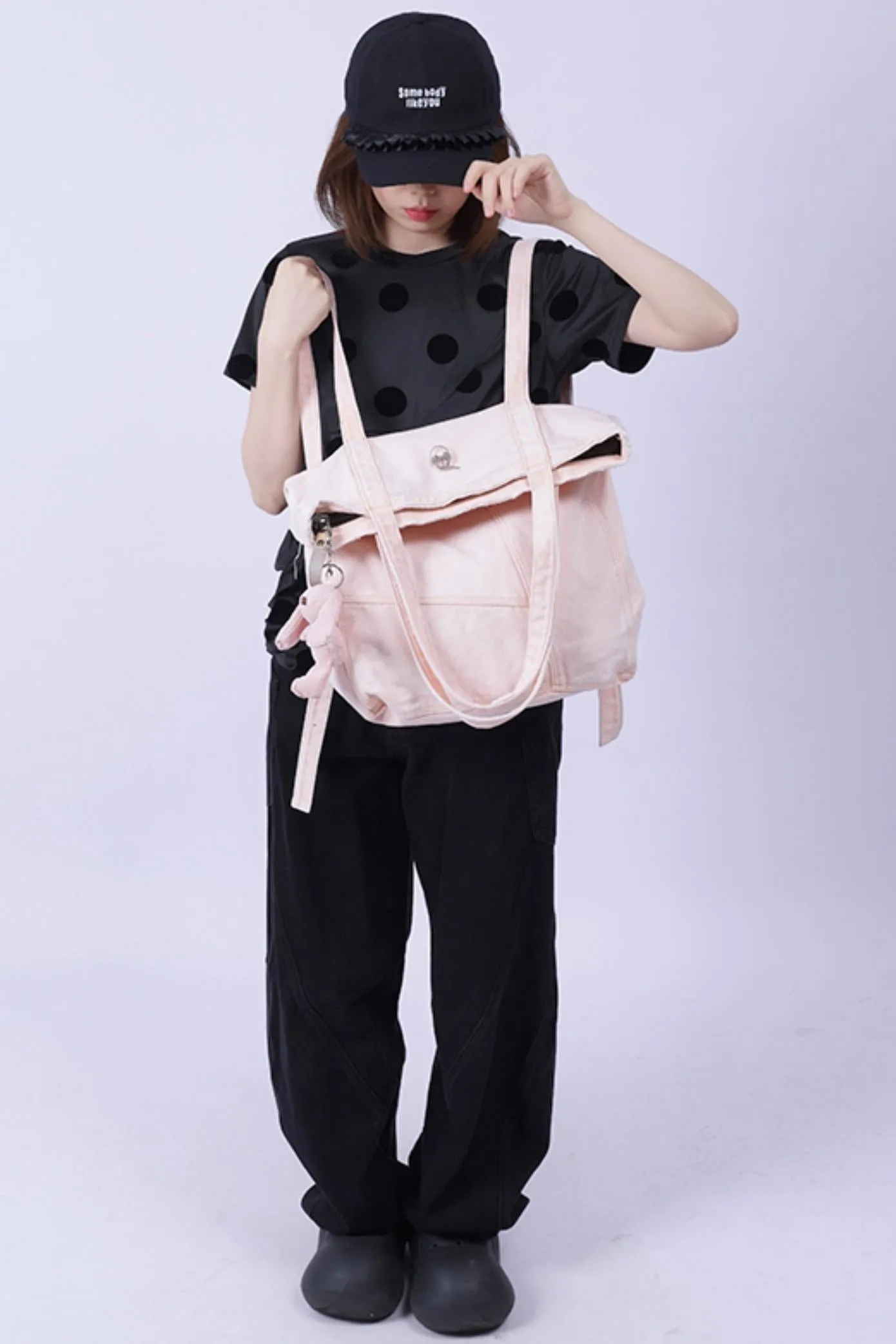 Original Pink Denim Bag