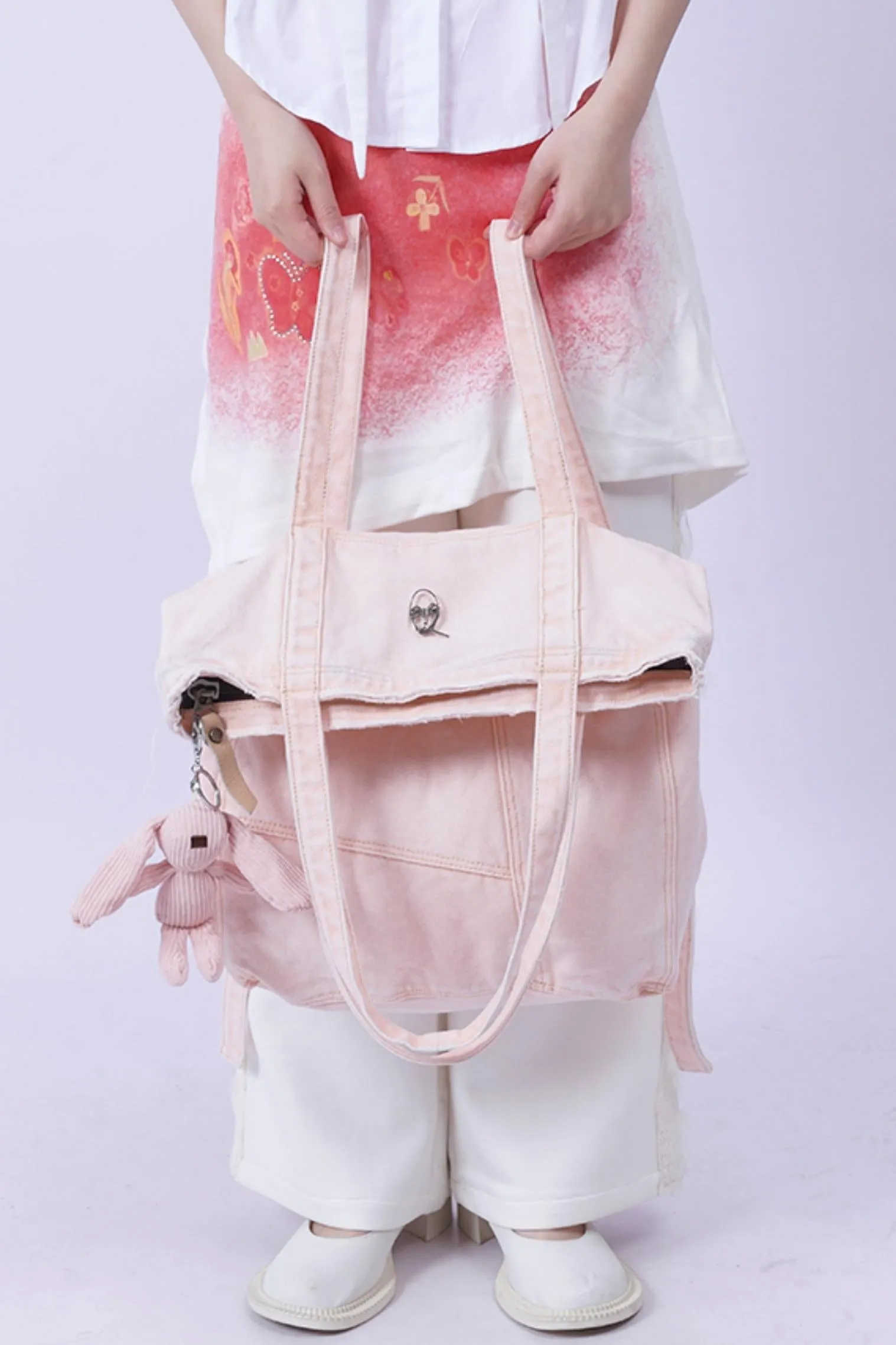 Original Pink Denim Bag
