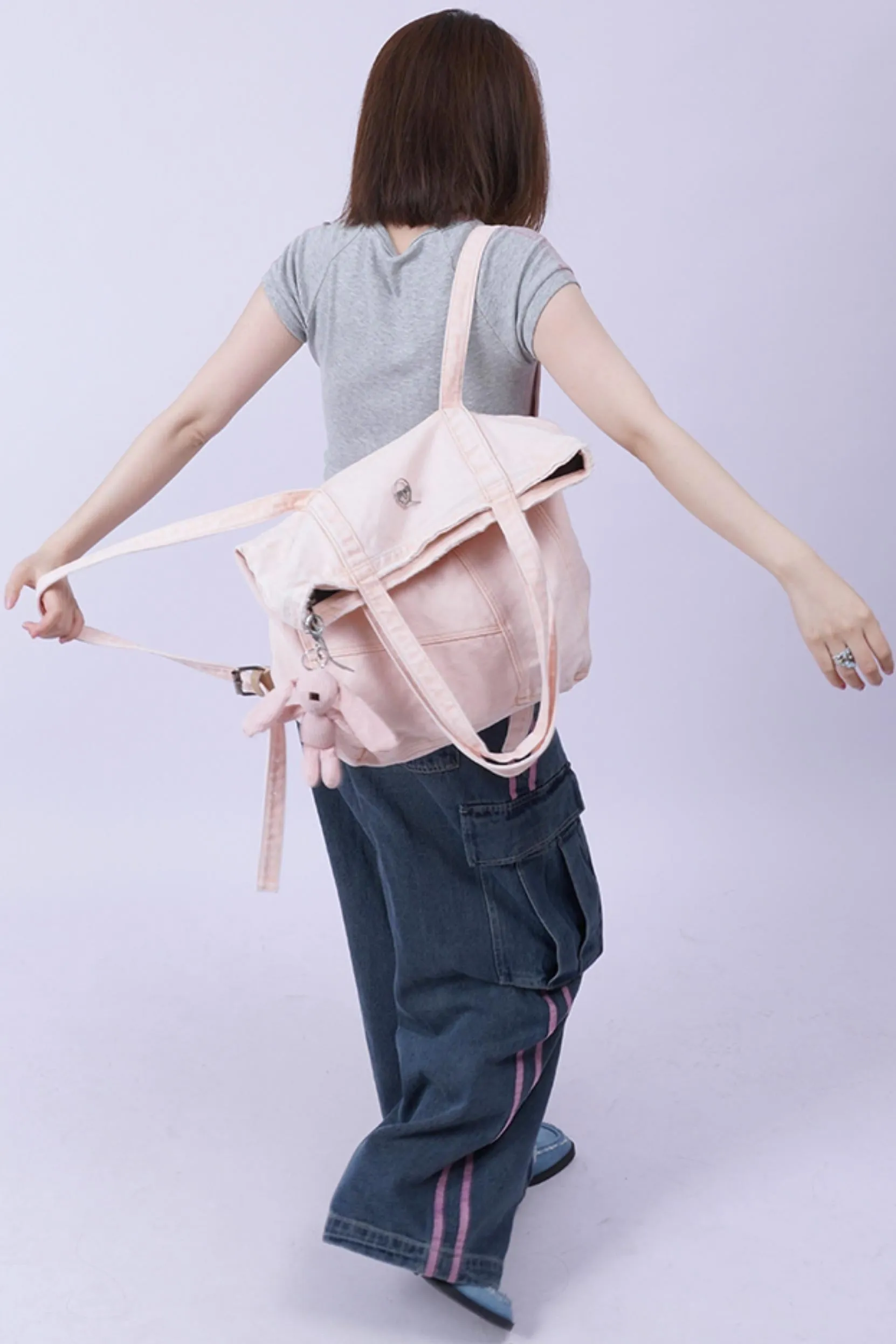Original Pink Denim Bag