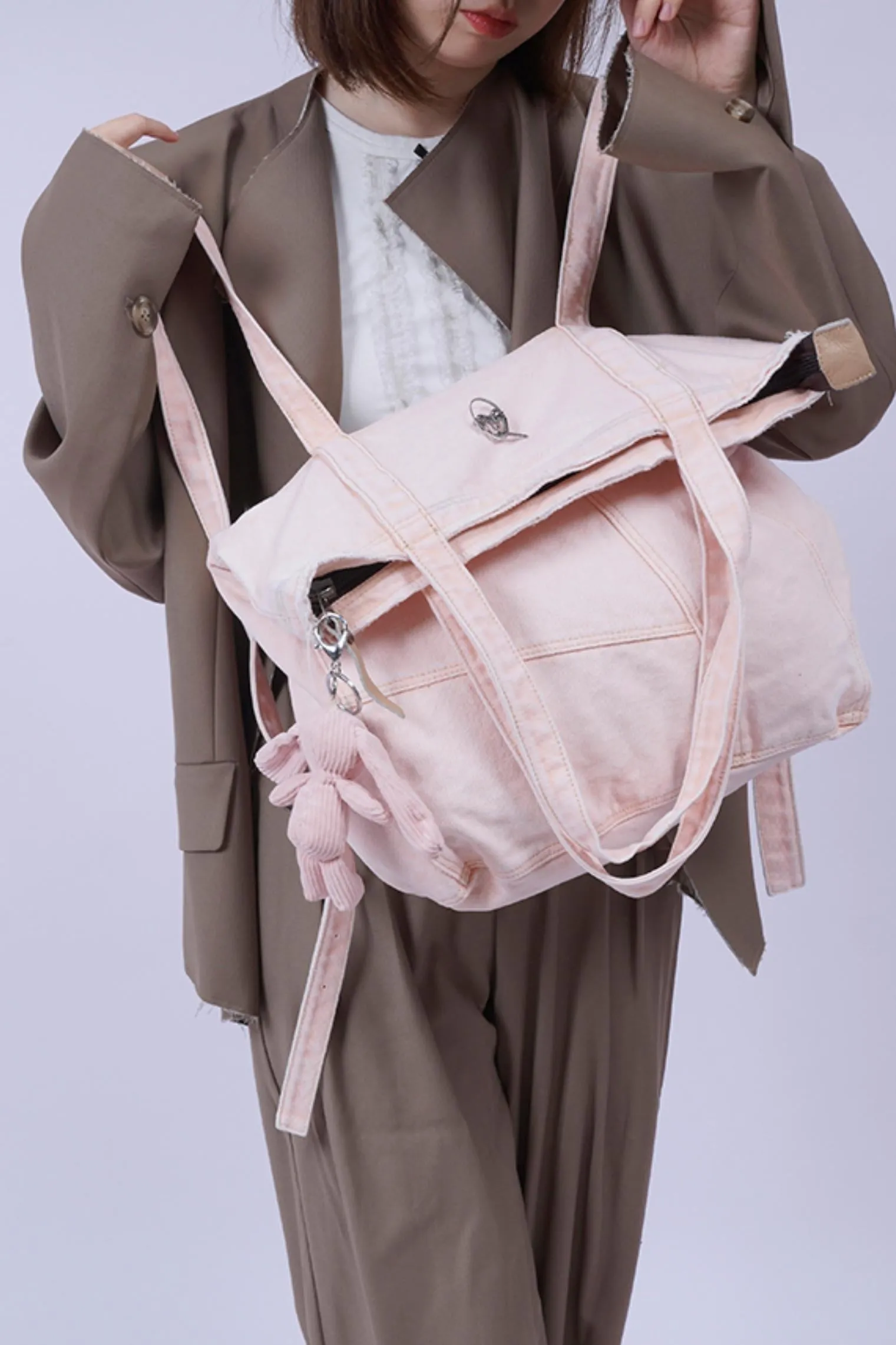 Original Pink Denim Bag
