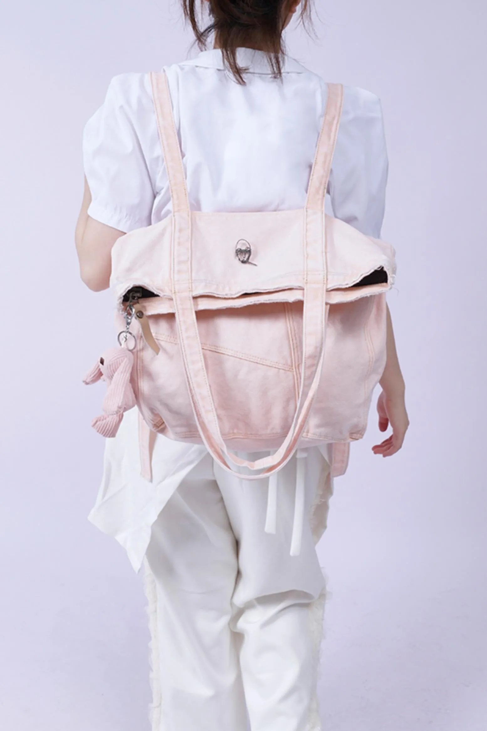 Original Pink Denim Bag