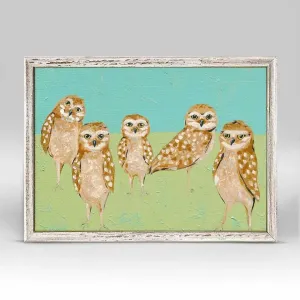 Owl Family Photo Mini Canvas