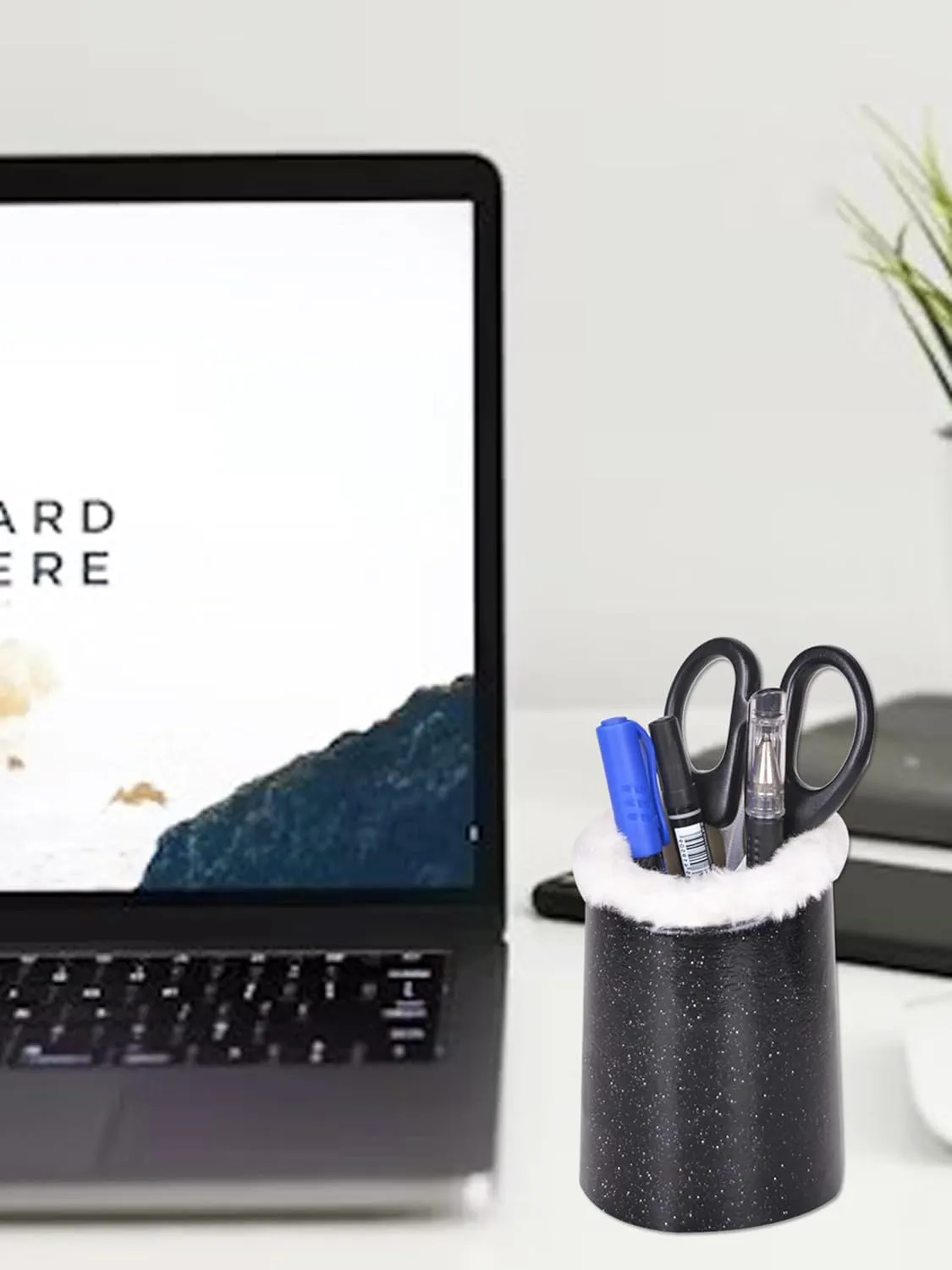 Pack of 2 Plush Lined Eyeglasses Holder Stand Case Glasses Protective Holder for Desks or Nightstands