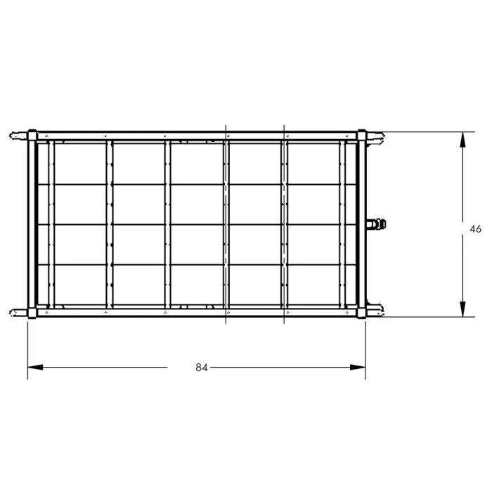 Parts Cart | 84'' | 5×10'' | Pockets | Valley Craft EP3531-300