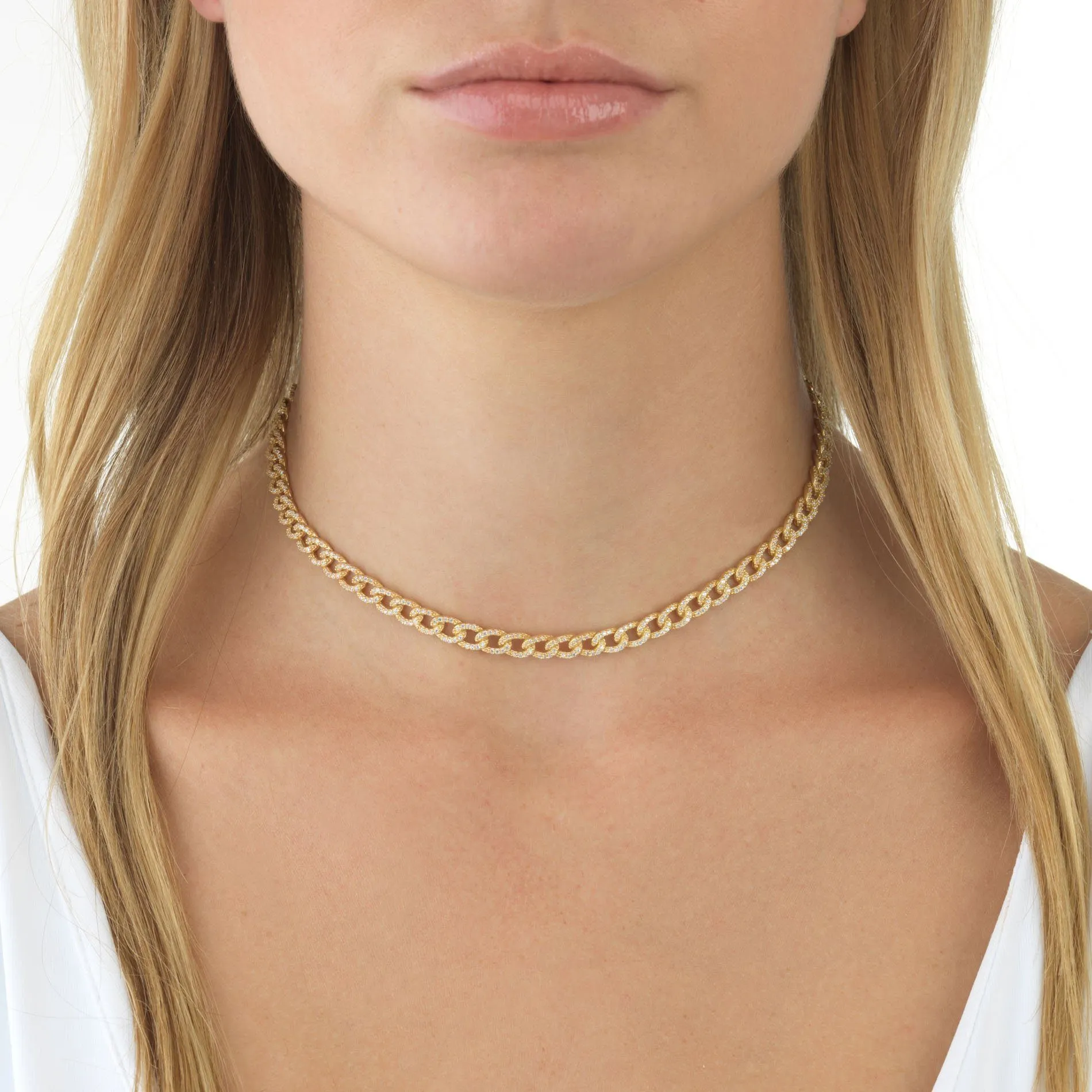 Pavé Cuban Choker
