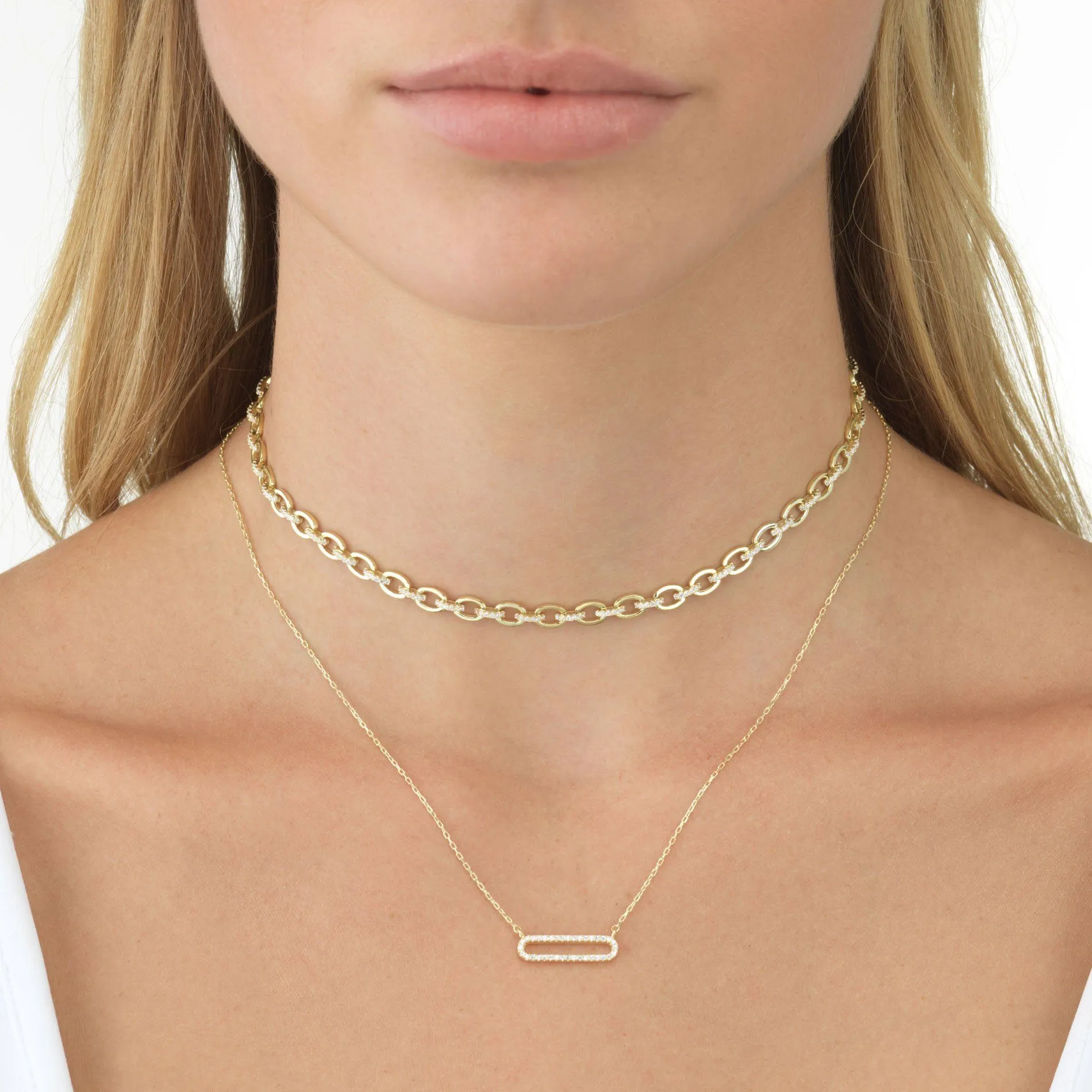 Pavé Link Choker