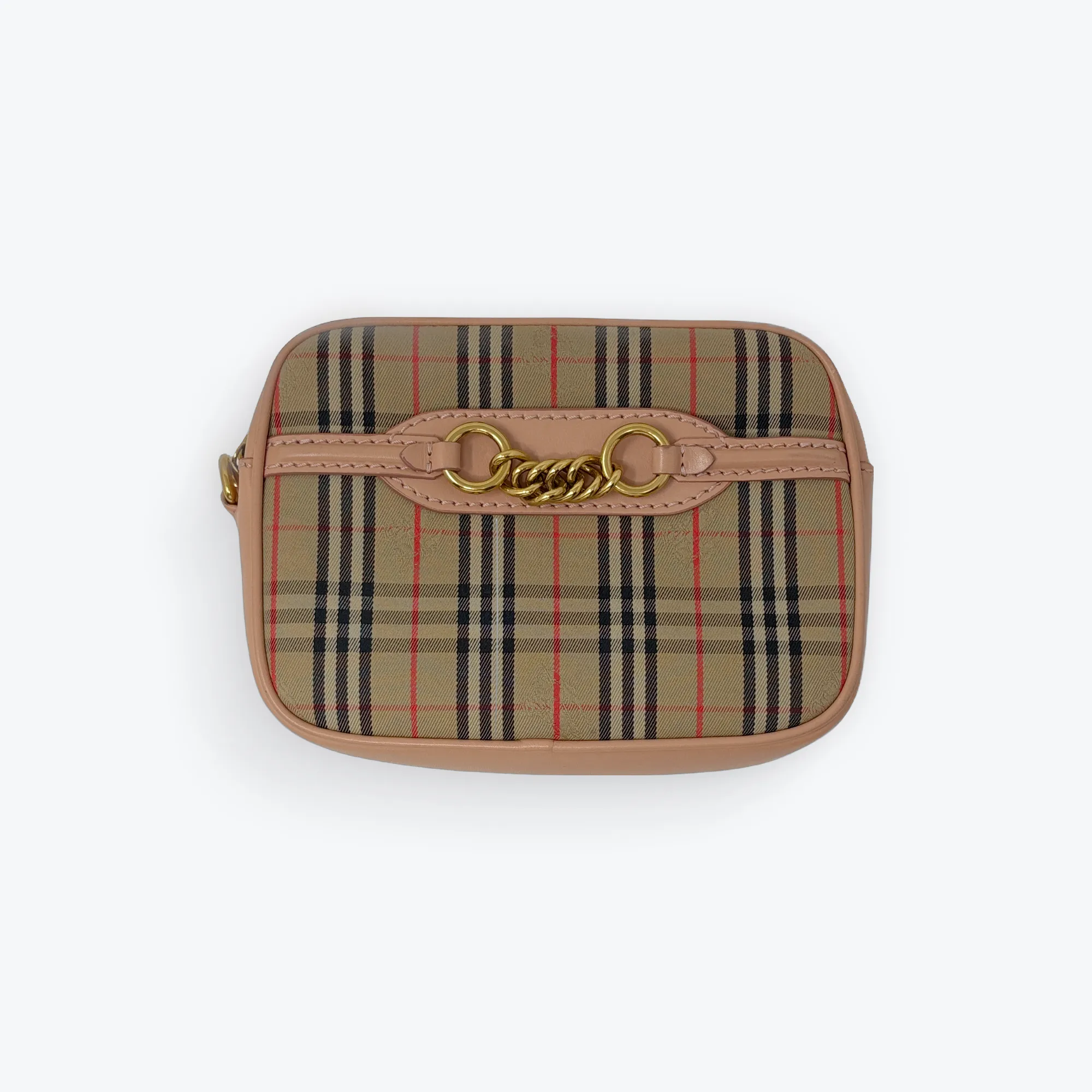 Peach Link Belt Bag