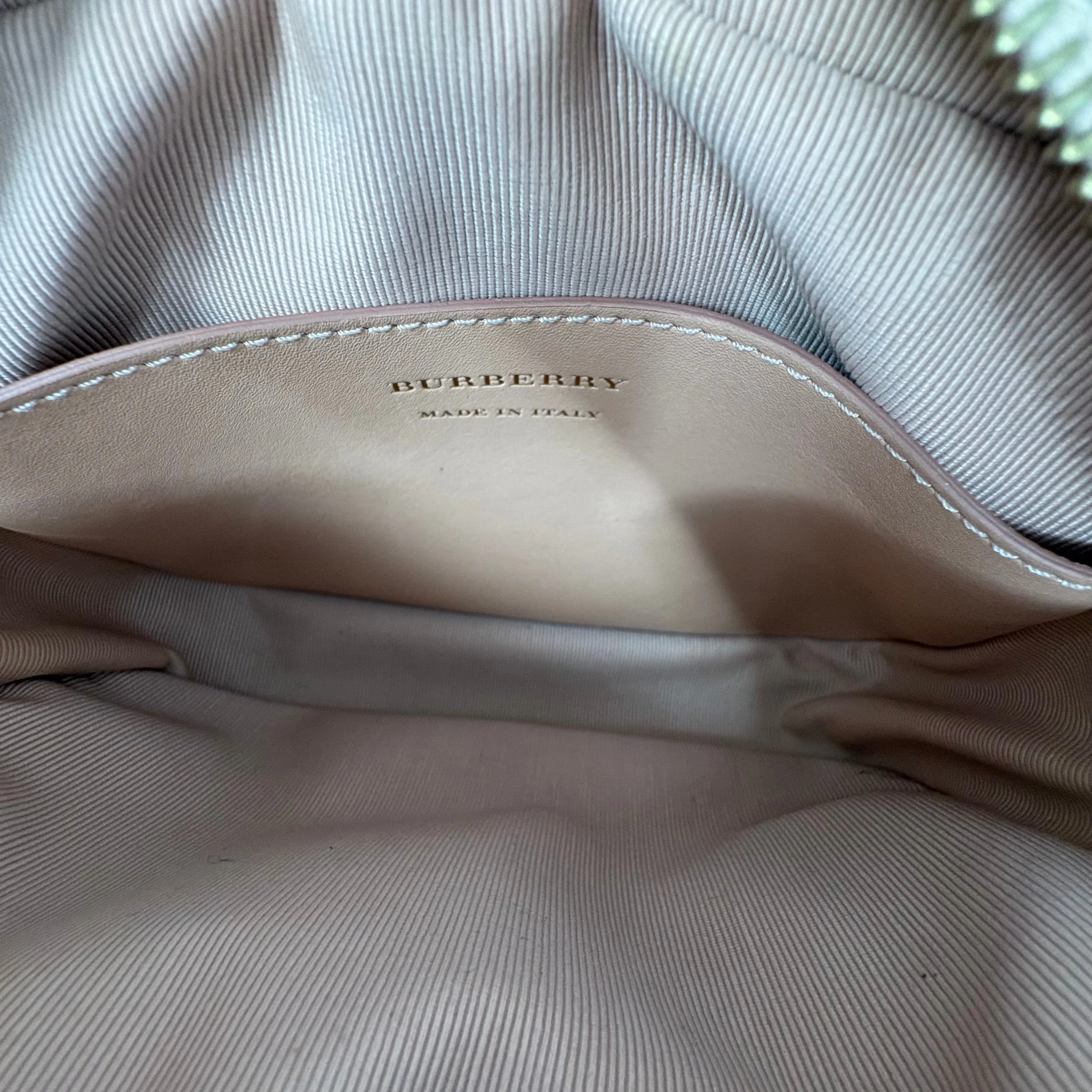 Peach Link Belt Bag