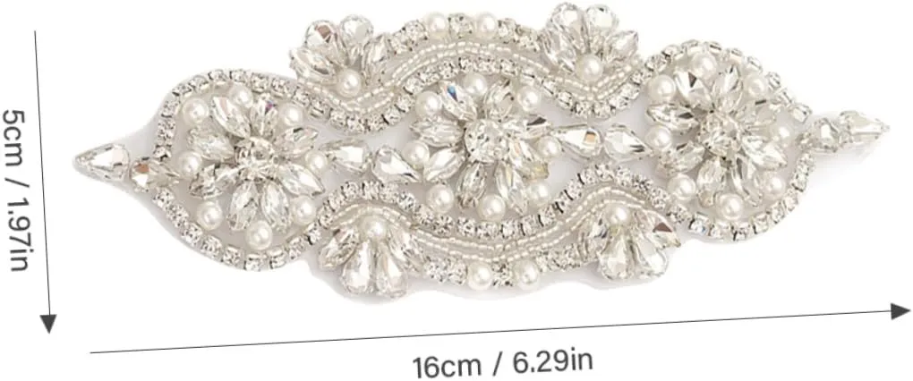 Pearl Appliqué Bow Bride Straw Wedding Decorations Wedding Accessories Pearl Belt Corsages Bride Slippers Headband Pendant Gold Bridal Gender Reveal Veil Prom Rhinestones