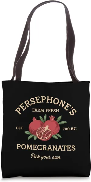 Persephone's Pomegranates Vintage Ancient Greek Mythology Tote Bag
