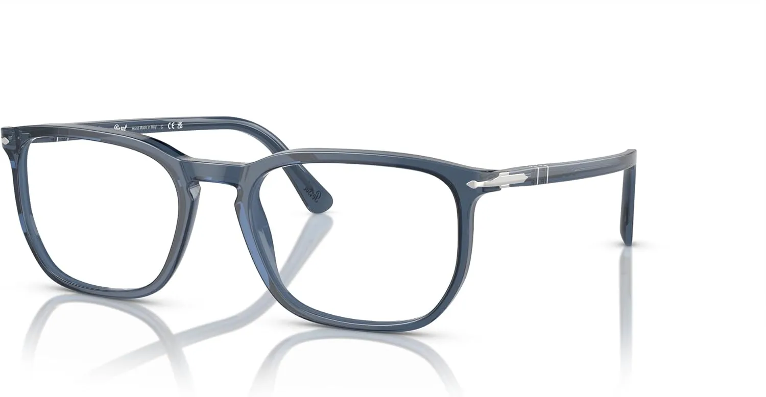 Persol Men's Po3339v Round Prescription Eyewear Frames