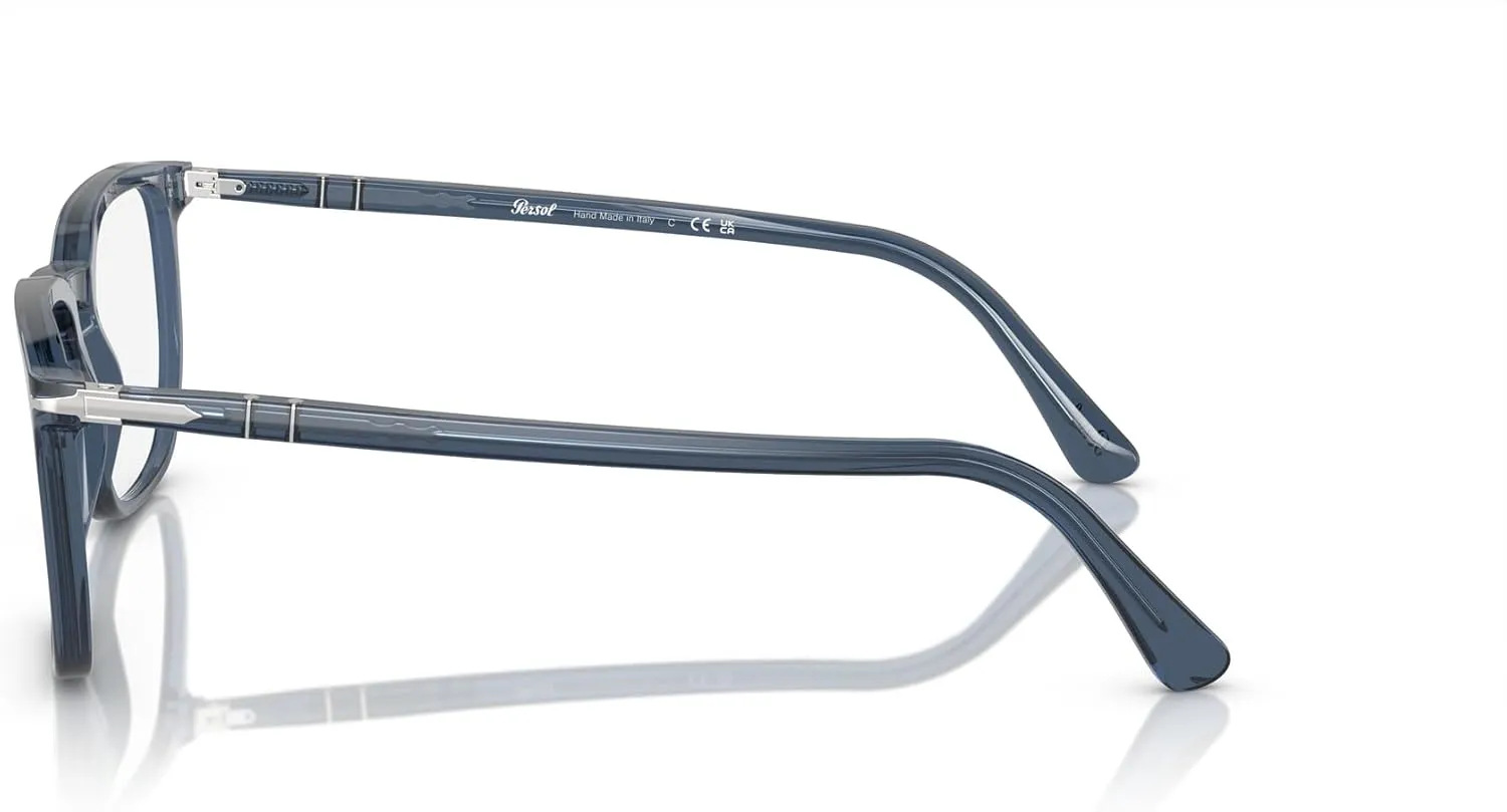 Persol Men's Po3339v Round Prescription Eyewear Frames
