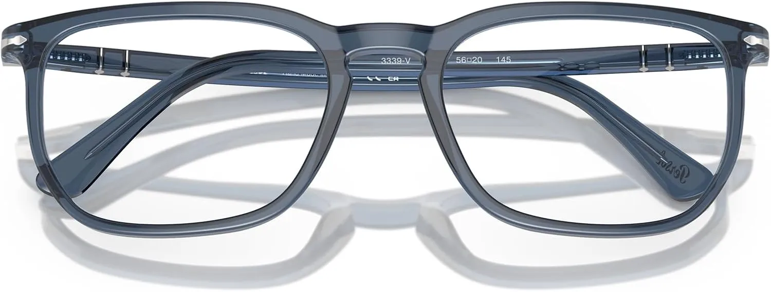 Persol Men's Po3339v Round Prescription Eyewear Frames