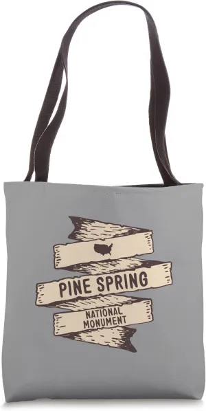 Pine Spring National Monument Arizona Vacation Souvenir Tote Bag