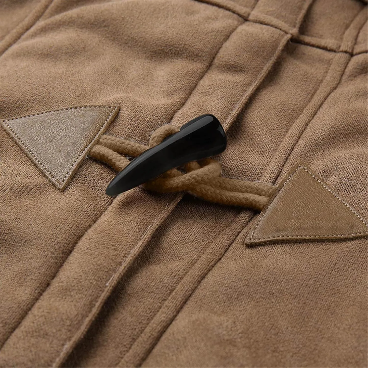 Plus Size Winter Coats for Women 2024 Warm Fleece Lined Jacket Button Sherpa Fur Hooded Parka Suede Peacoat Outerwear