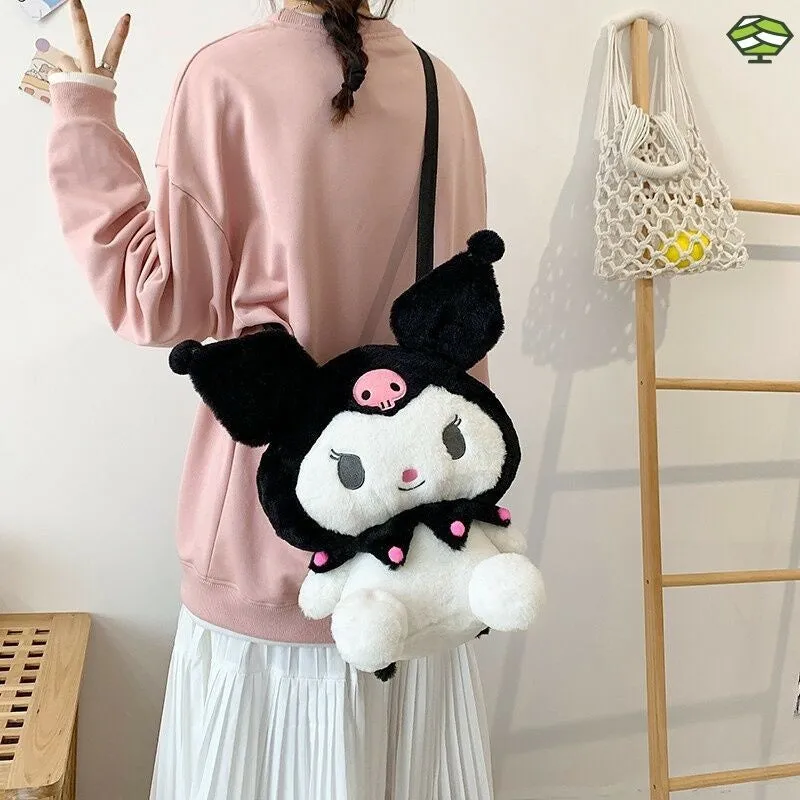 Plush cartoon backpack   HA1494
