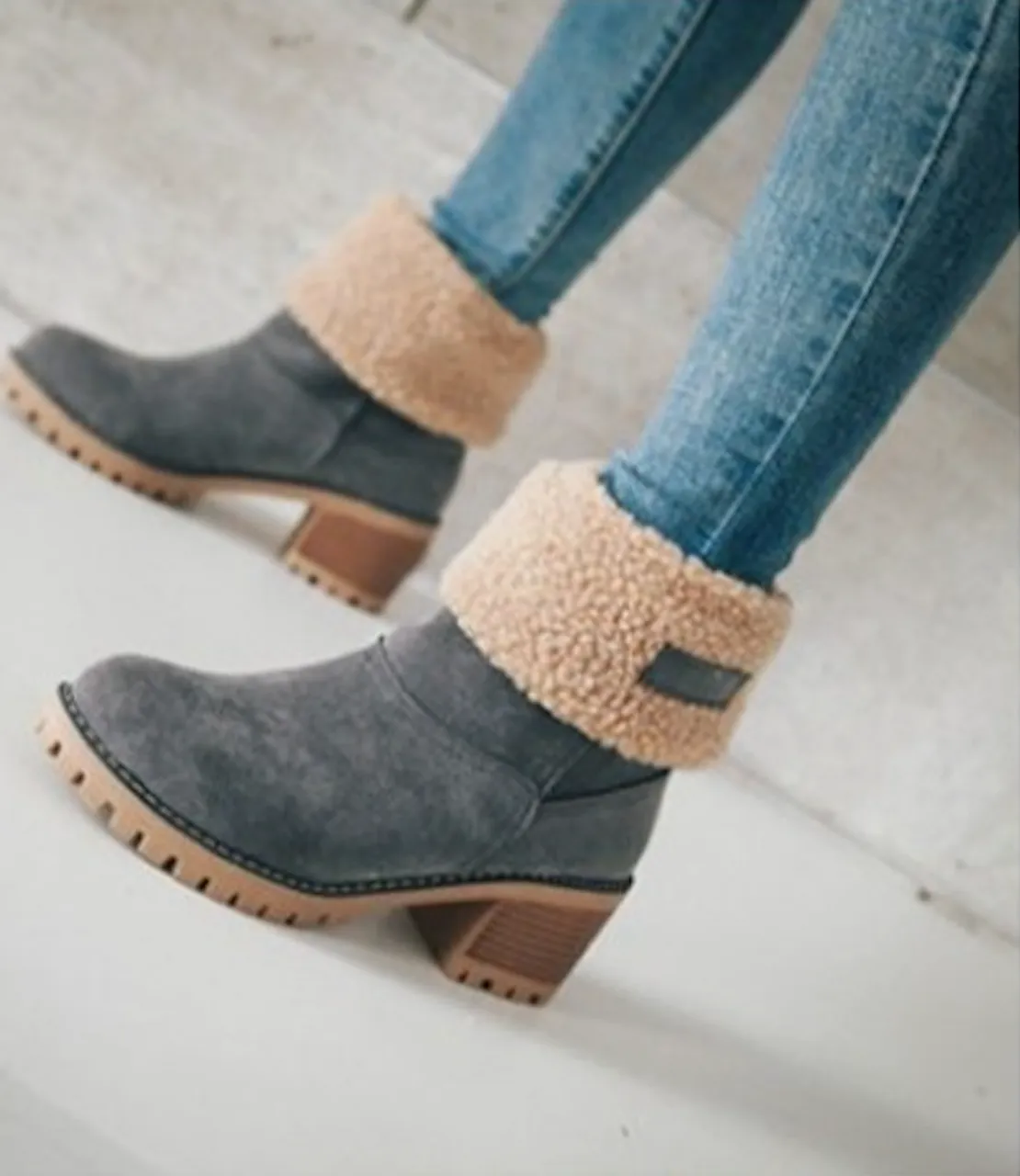 Plush Mid Calf Boots