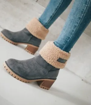 Plush Mid Calf Boots