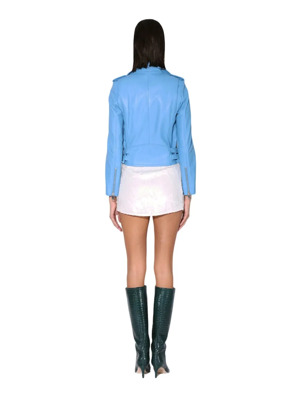 Plush Satin Charm Jacket