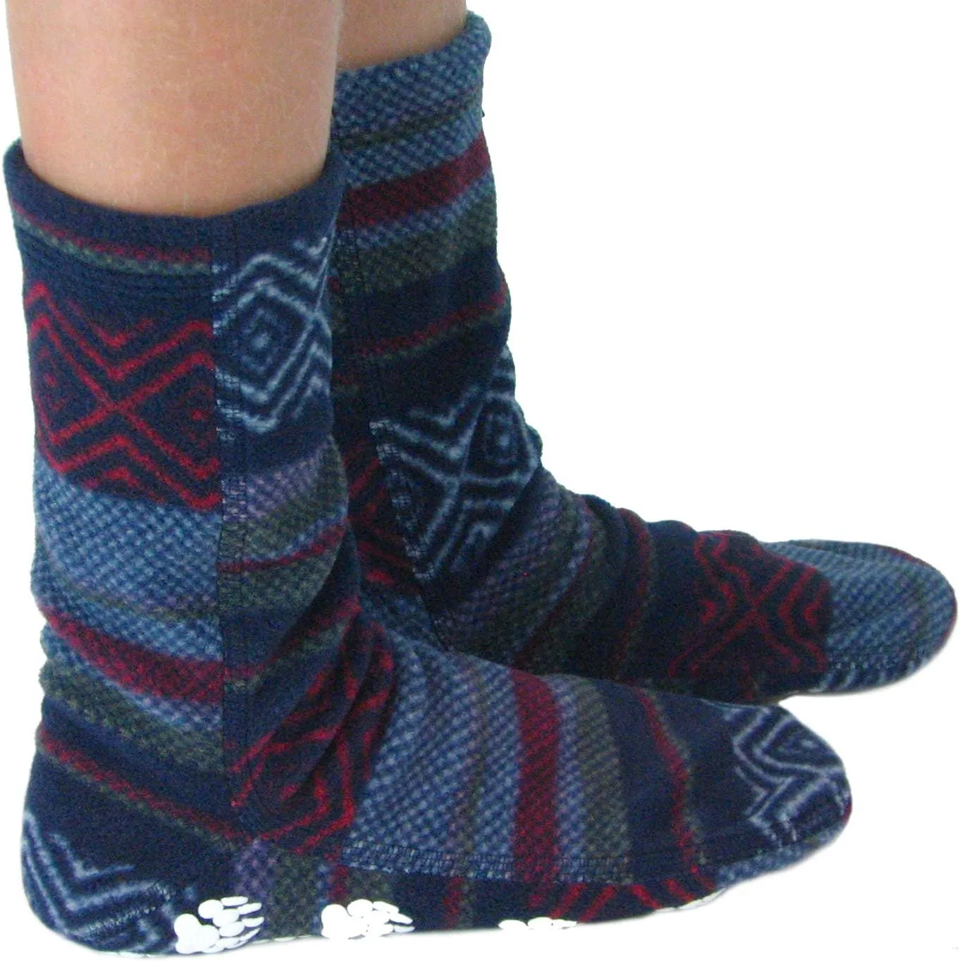 Polar Feet Nonslip Fleece Socks for Men and Women with Grippers, Unisex
