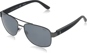 Polo Ralph Lauren Men's Ph3122 Aviator Sunglasses
