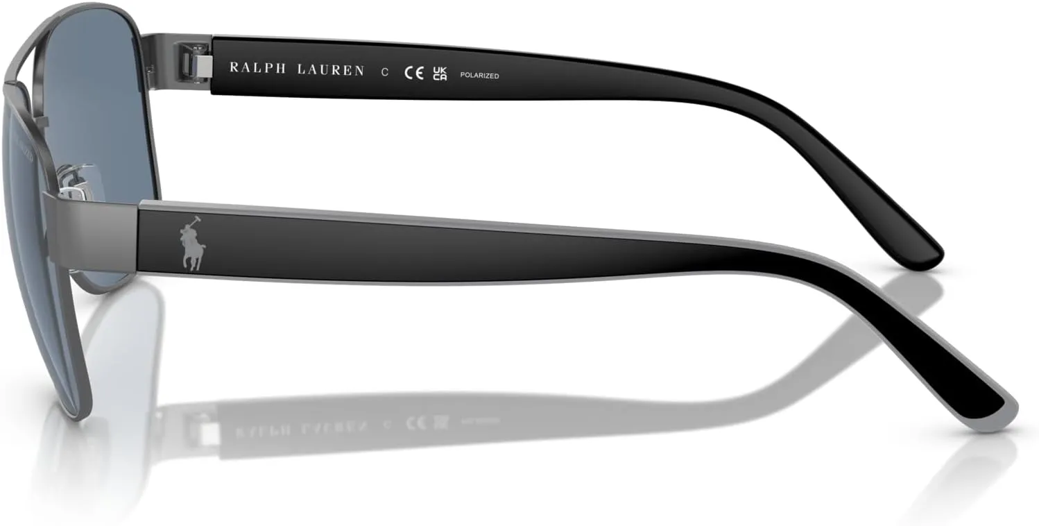 Polo Ralph Lauren Men's Ph3122 Aviator Sunglasses