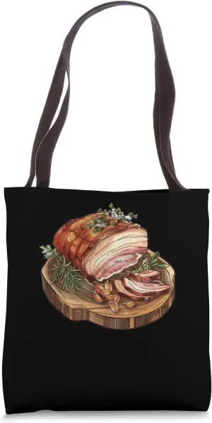 Pork Belly In A Rustic Setting Tote Bag