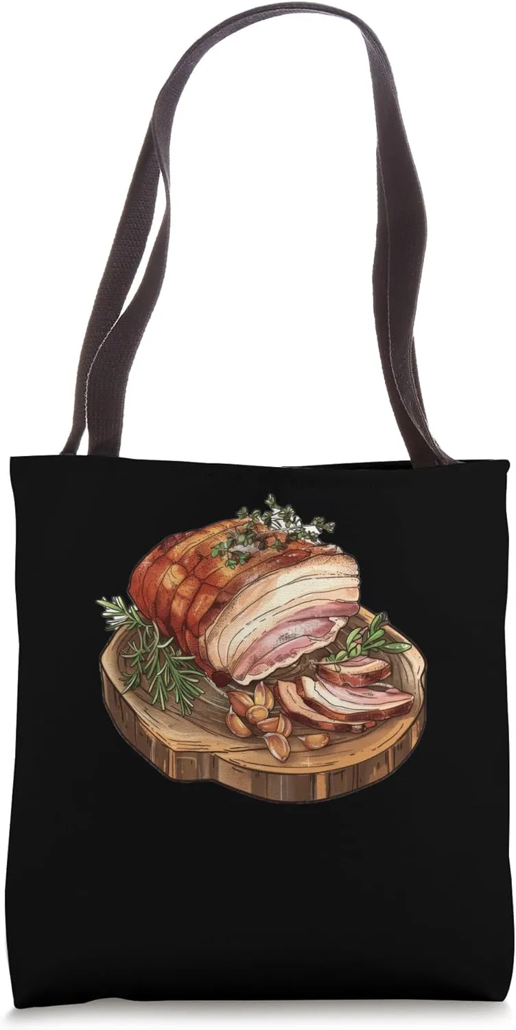 Pork Belly In A Rustic Setting Tote Bag