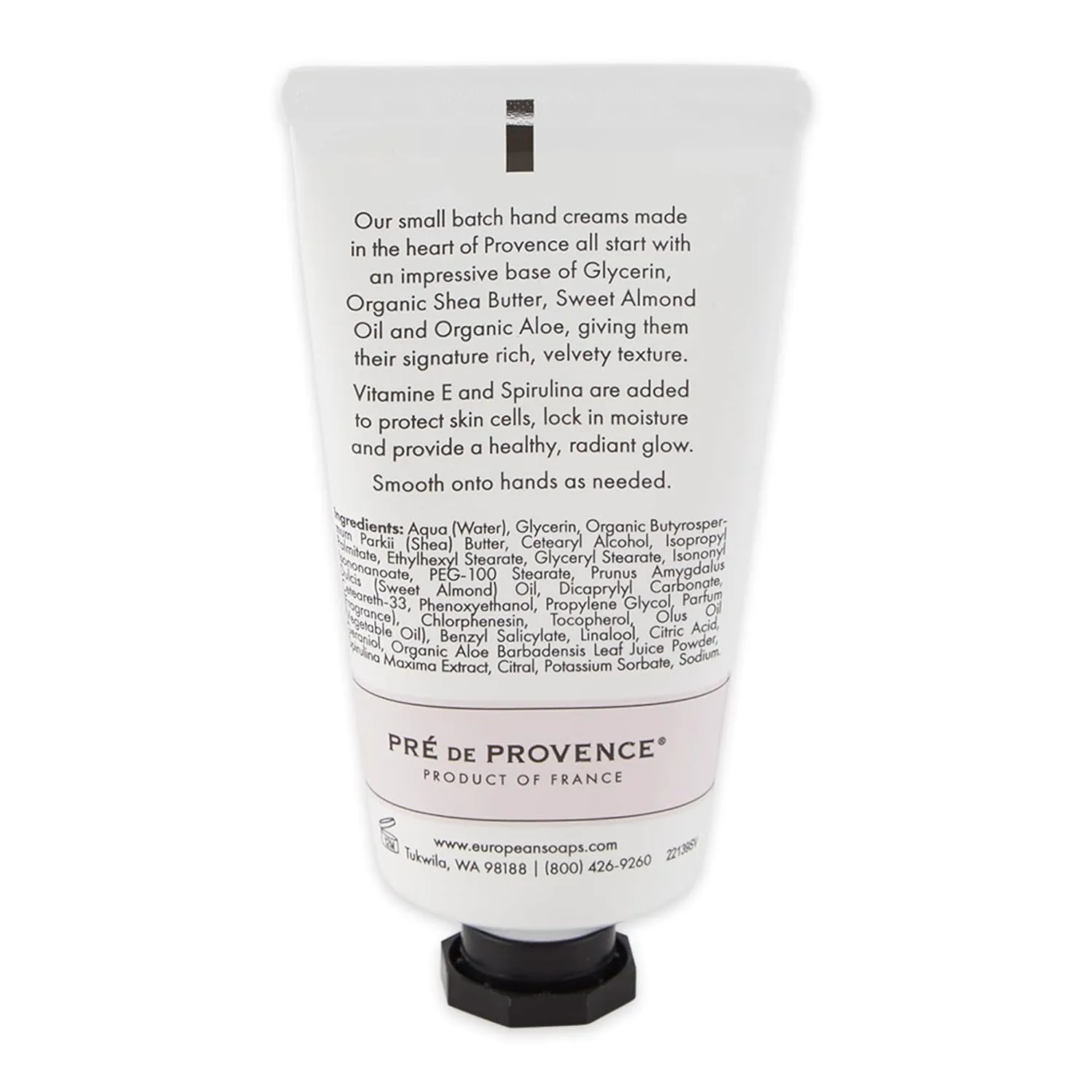 Pre de Provence Boutanique Small Batch Hand Cream Enriched with Shea Butter, Sweet Almond Oil, Minerals & Antioxidants, 50 Gram, Spirulina & Vitamin E