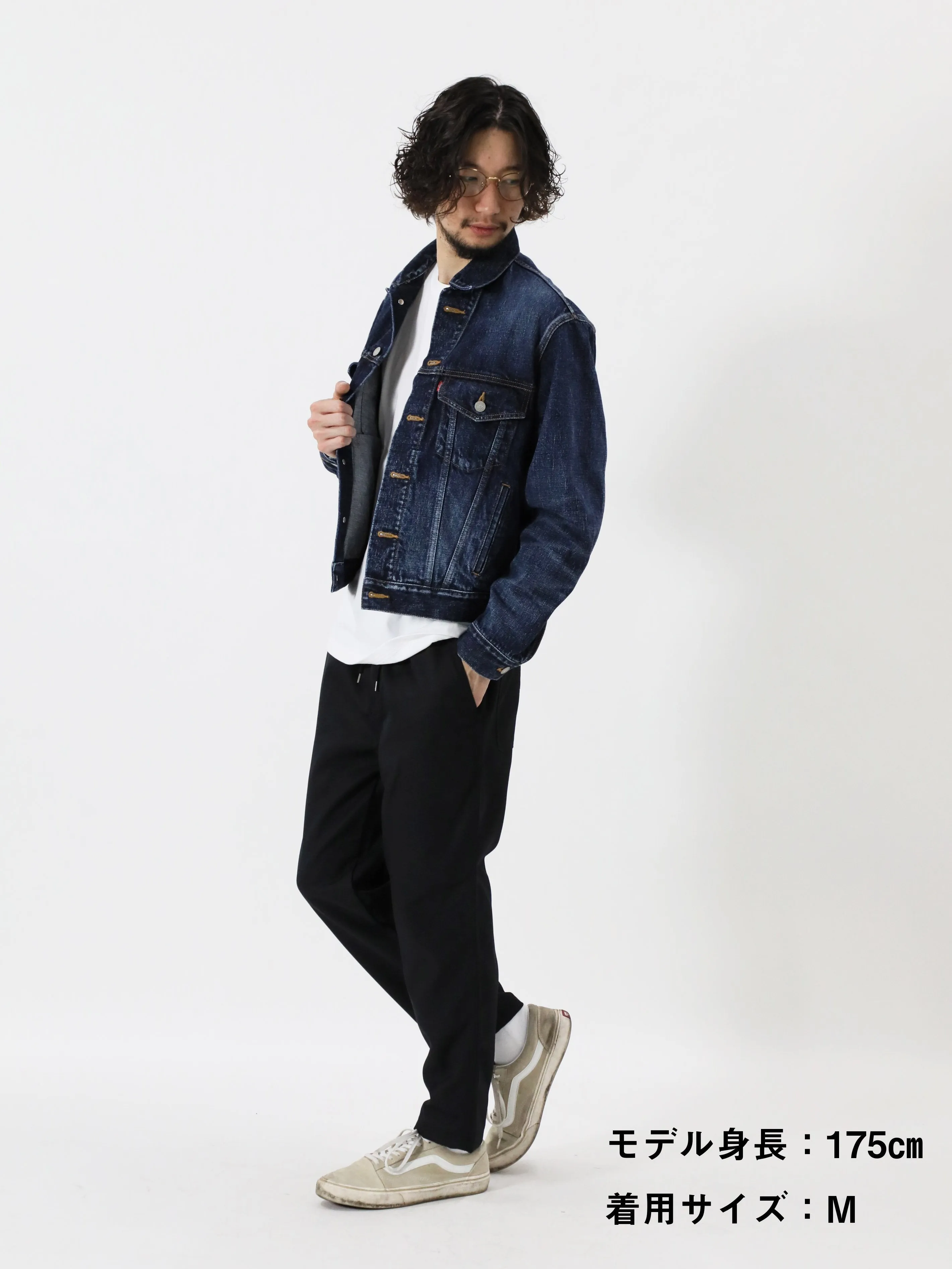 Premium denim jacket vintage wash unisex