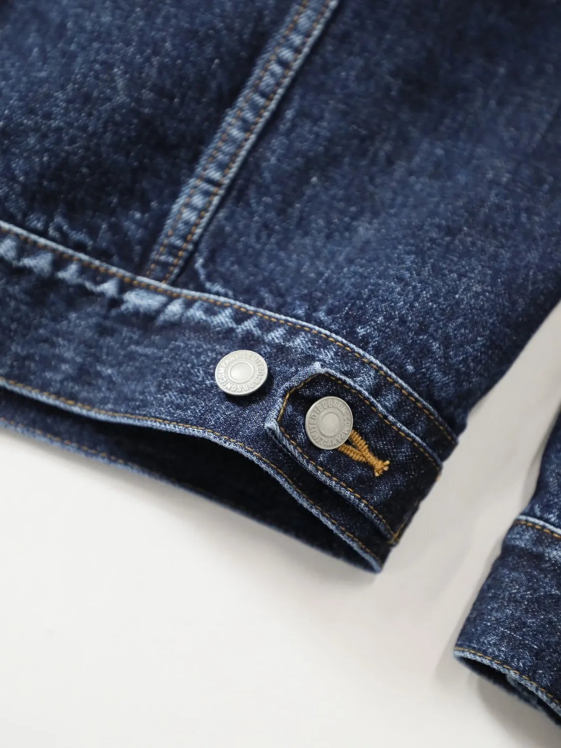 Premium denim jacket vintage wash unisex