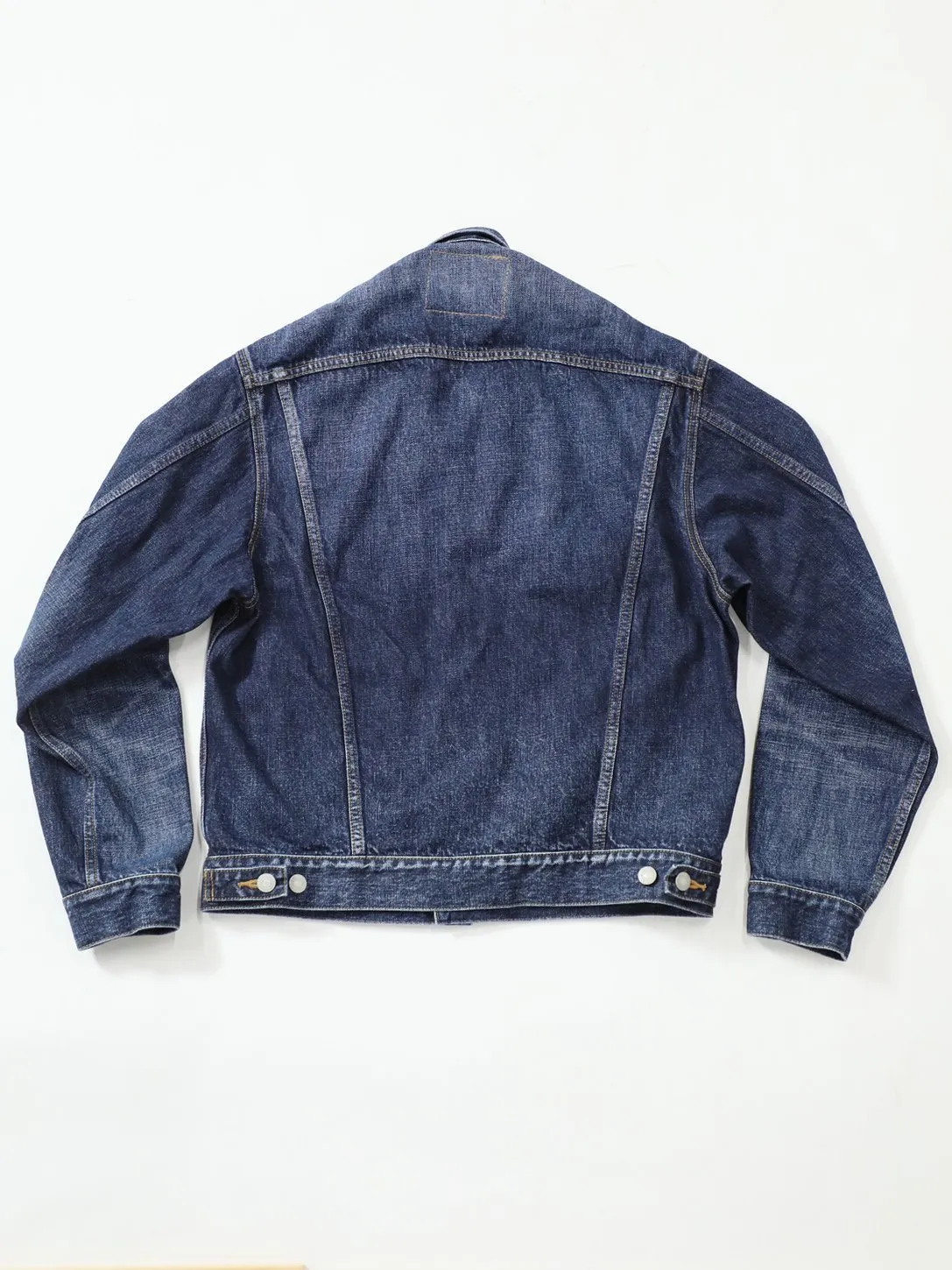 Premium denim jacket vintage wash unisex