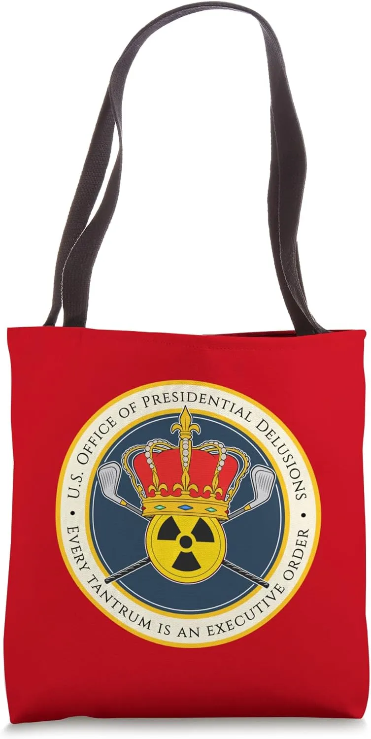Presidential Delusions Seal – Satirical Political Tote Bag
