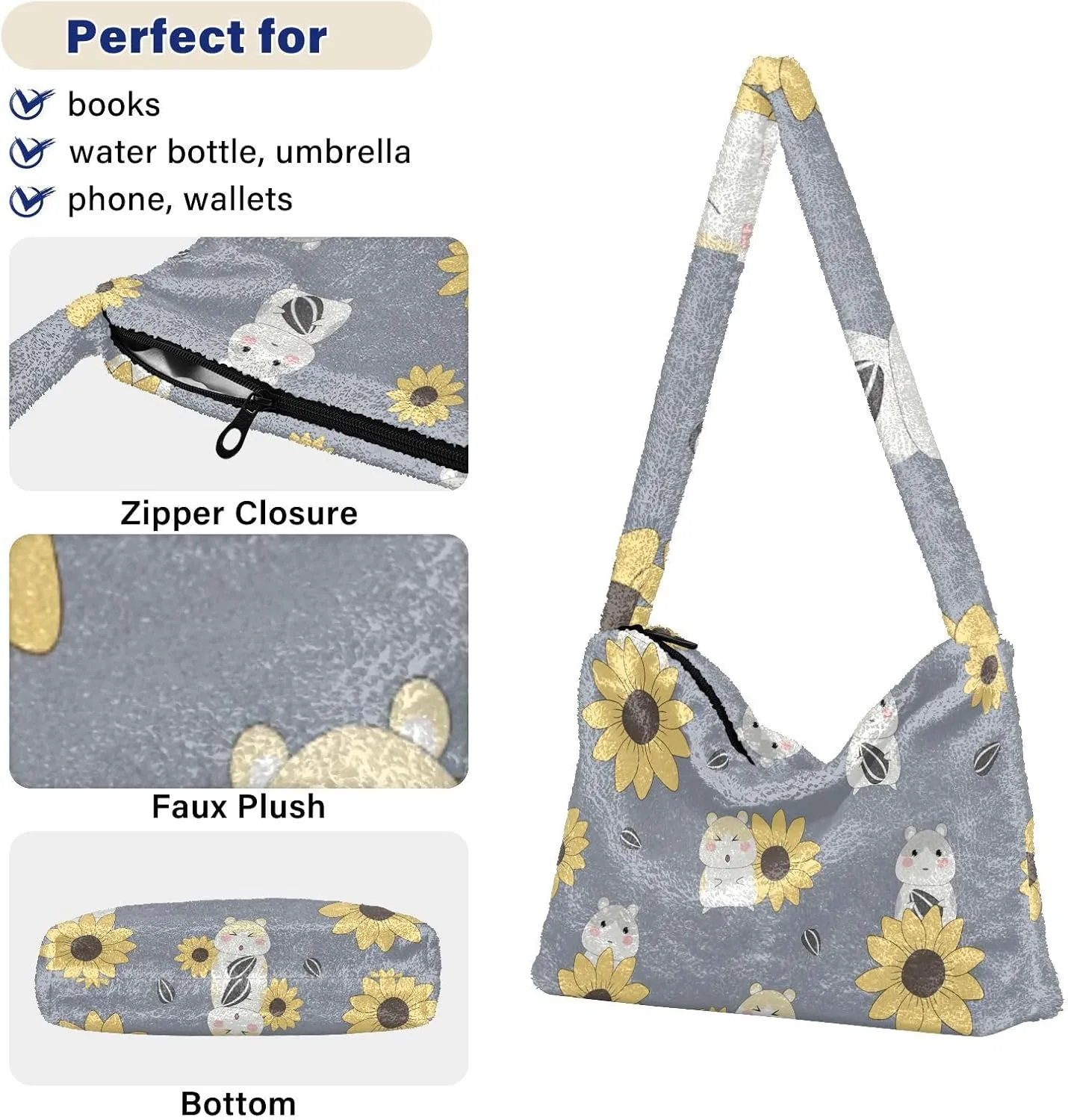 Pumpkin Lamp and Pumpkins Ladies Shoulder Handbags, Shoulder Tote Bag, Shoulder Bag for Women