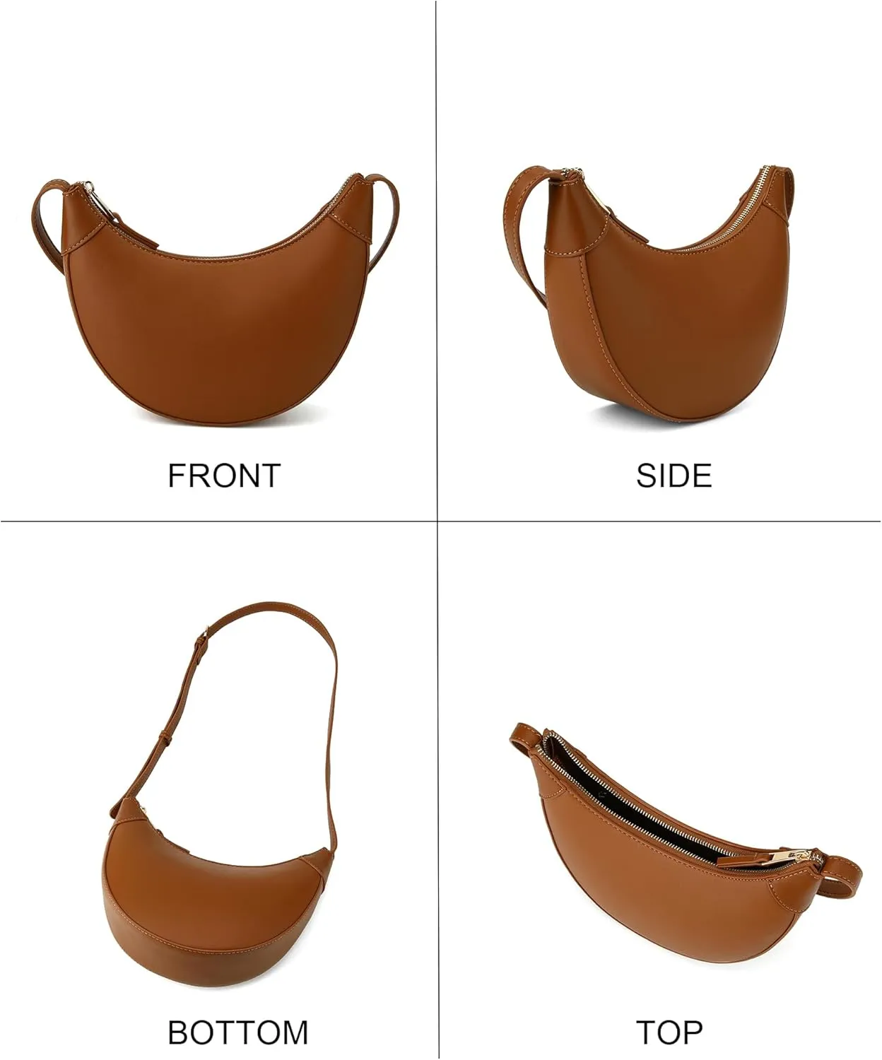 Purse for Women Cute Hobo Tote Handbag Small Dumpling Shoulder Bag Crescent Crossbody Bags