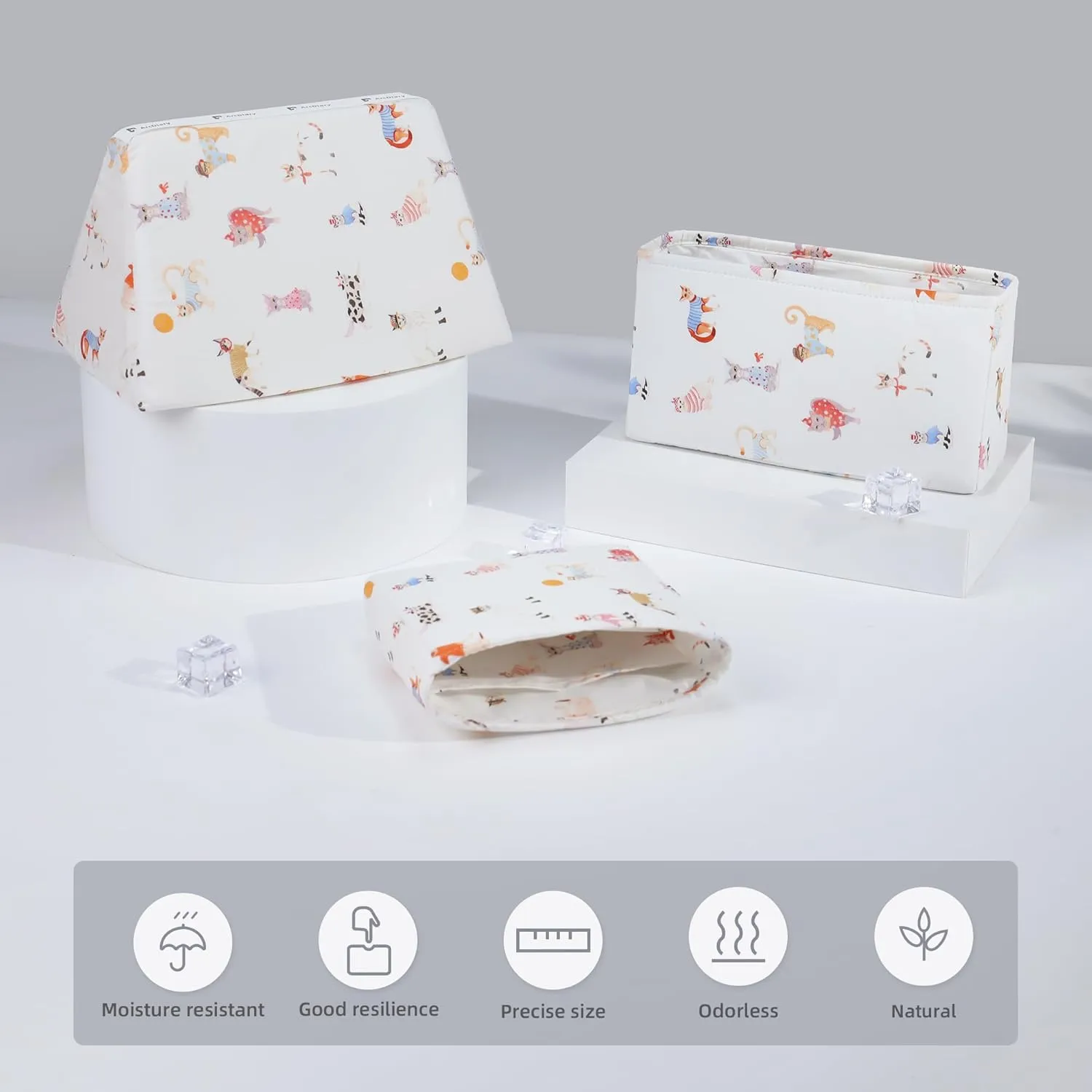 Purse Pillow Insert for Kelly mini/25/28/32/35 bags, Soft Memory Foam Bag Pillow, Luxury Handbag Tote Shaper (Kelly mini2,Cat Paradise)