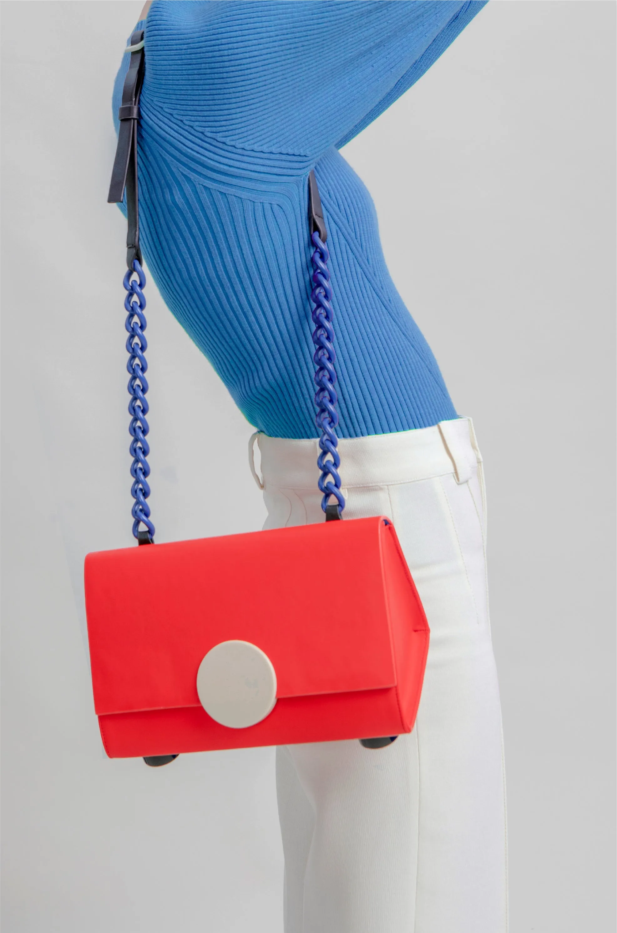 PYTHAGORAS' Shoulder Bag • Bright Red