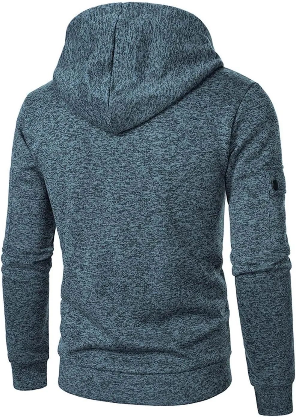 Quarter Zip Pullover Top for Men Tactical Cargo Hoodies Casual Long Sleeve Workout Hipster Athletic Hooded Sweatshirt