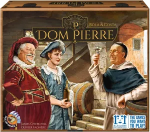 R & R Games Dom Pierre - Champagne Mansion Production & Development Board Game, Strategic Euro-Game, R&R Games, Rola & Costa, Ages 12 , for 2-4 Players, 60-120 Minute Playing Time