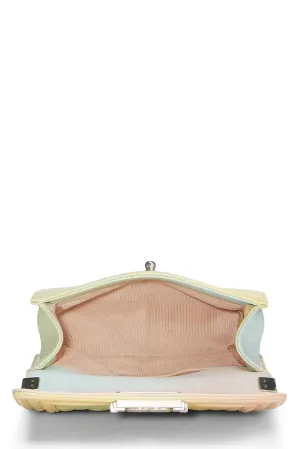 Rainbow Small, Multi Chanel, Elegant  Caviar Bag Boy Quilted Streamlined
