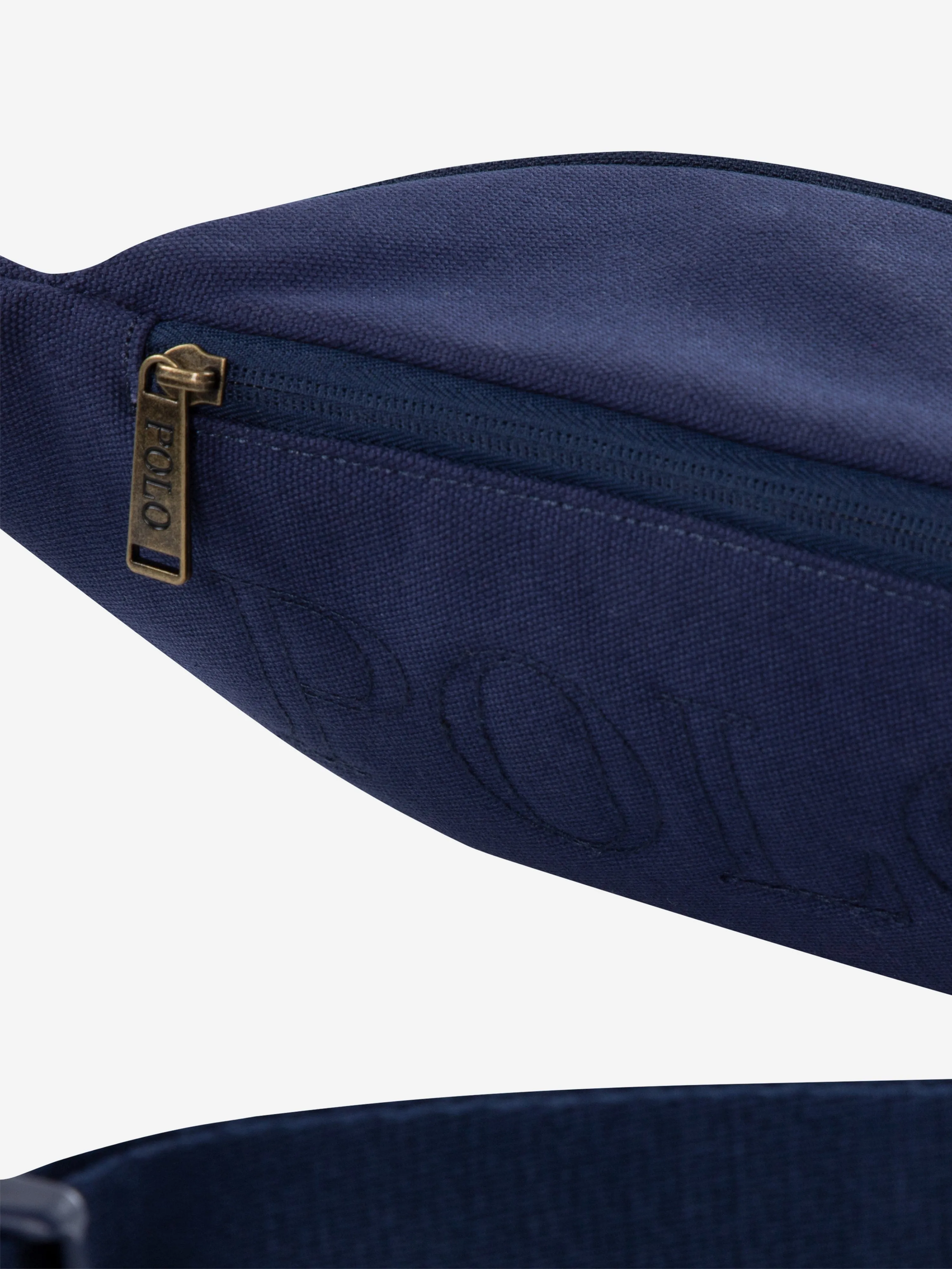 Ralph Lauren Boys Canvas Bear Belt Bag in Navy (24cm)