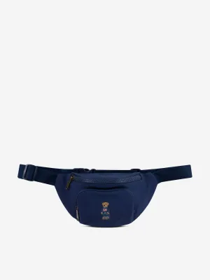 Ralph Lauren Boys Canvas Bear Belt Bag in Navy (24cm)
