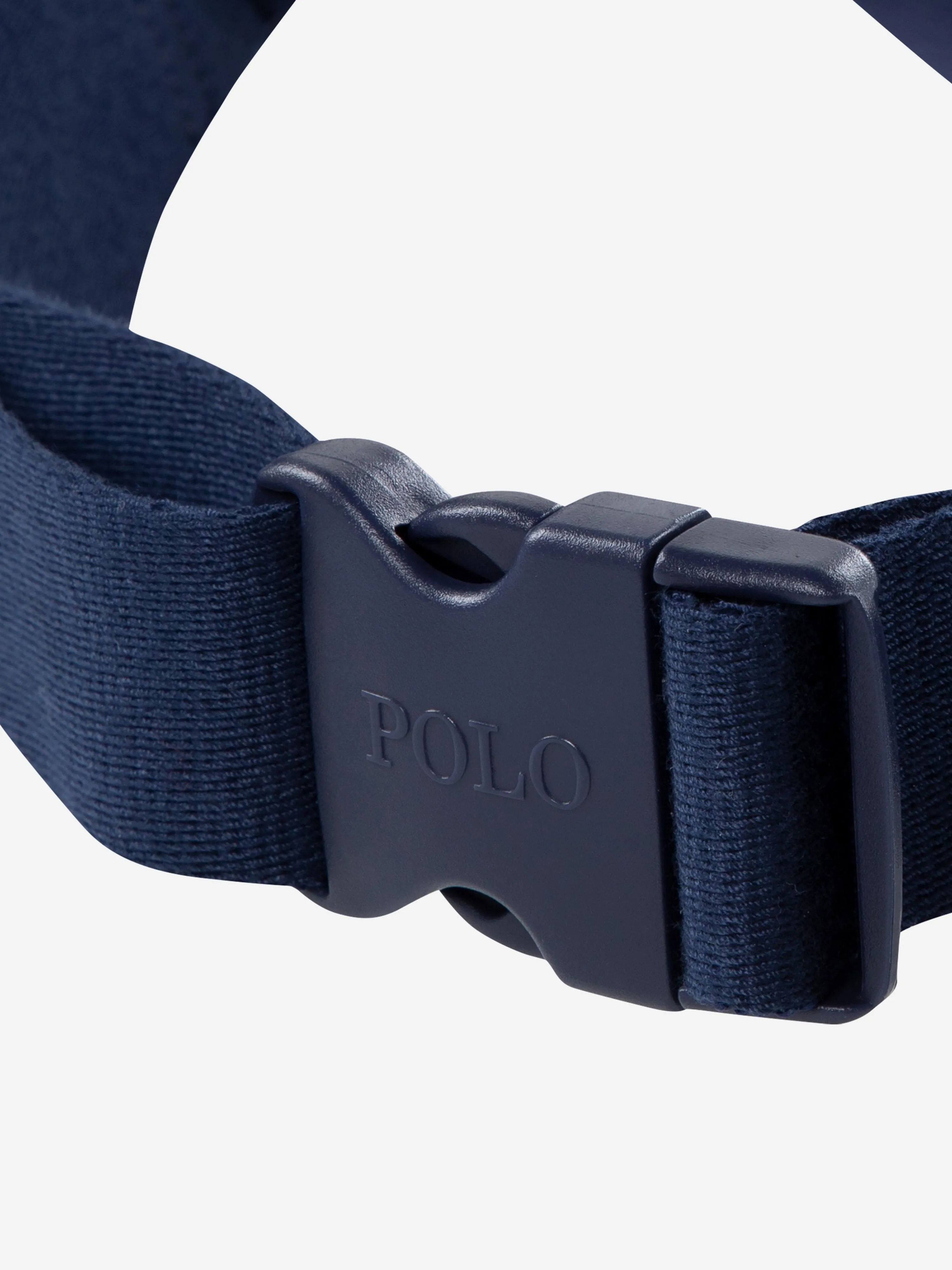 Ralph Lauren Boys Canvas Bear Belt Bag in Navy (24cm)