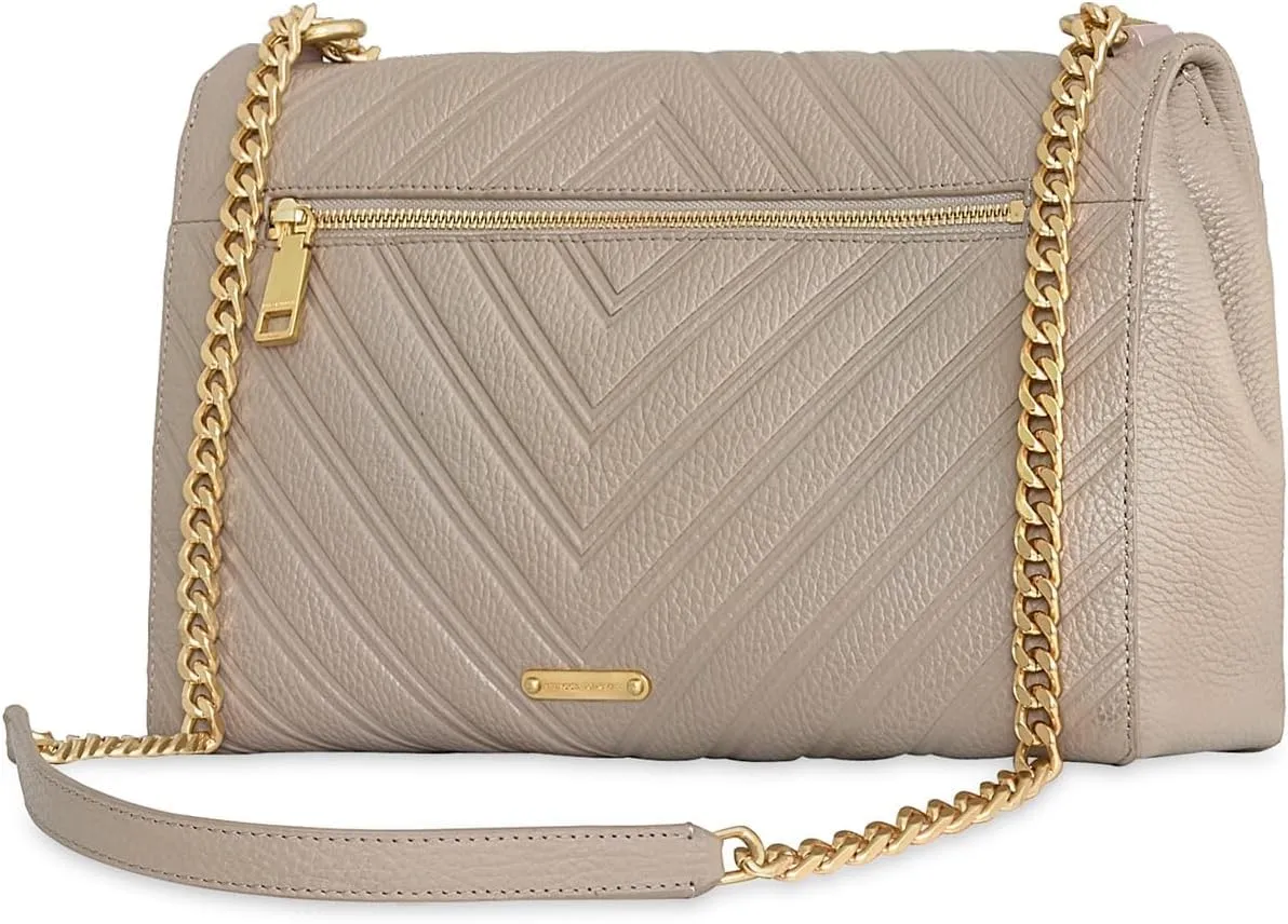 Rebecca Minkoff Edie Emboss Lg Shoulder